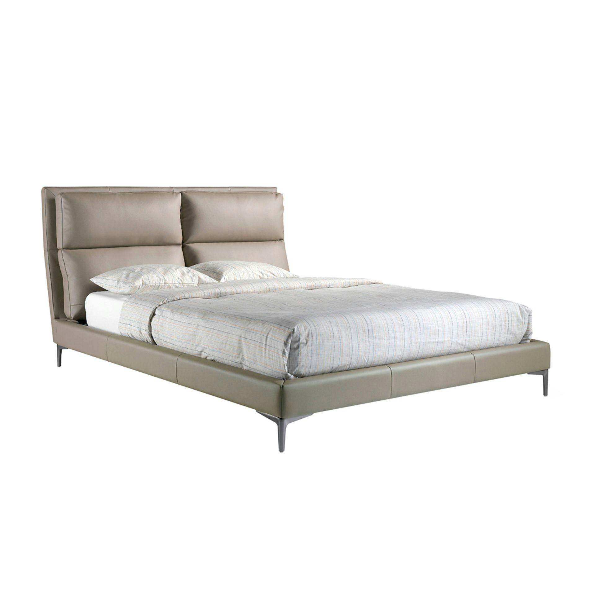 Angel Cerdá Mink Coloured Leatherette Bed 7014