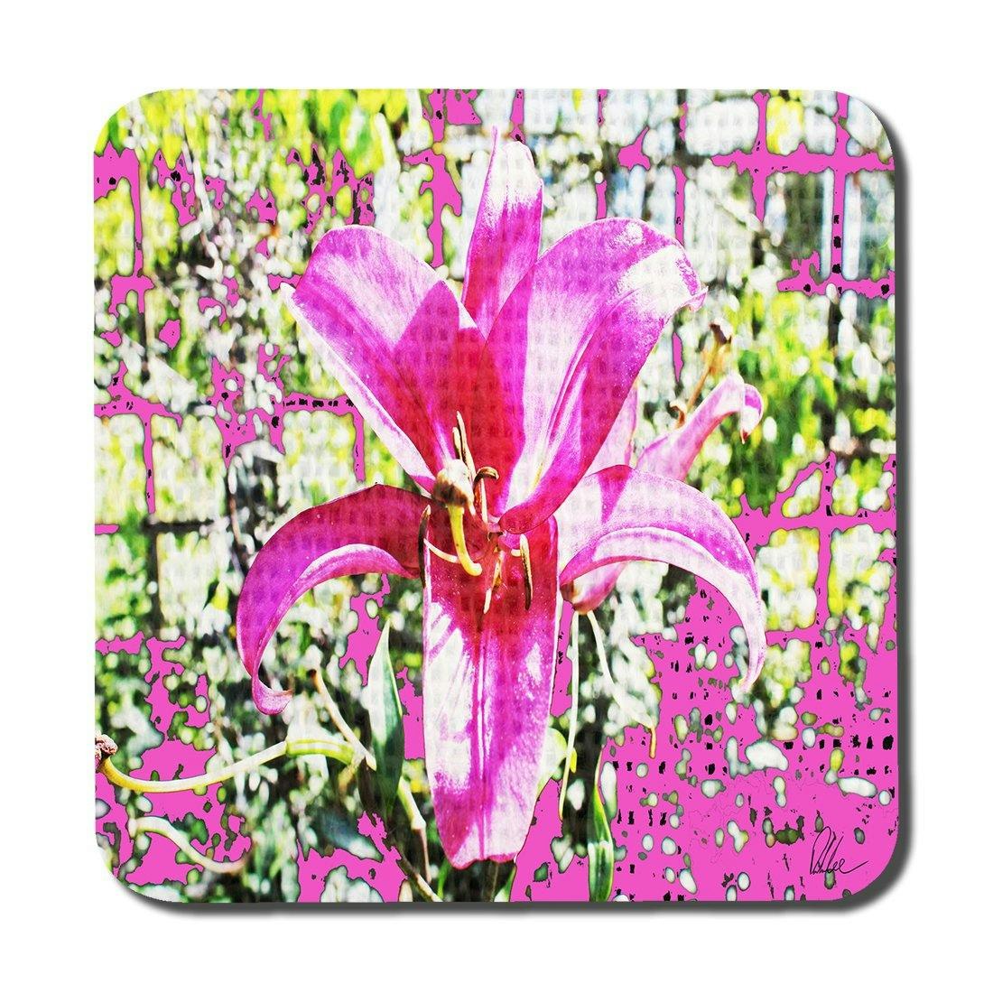 Benjamin Tate Design Pink Flower (Coaster)
