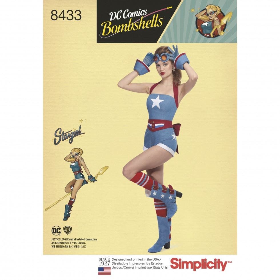 Simplicity Women's Sewing Pattern 8433, Costumes For U5 (16-18-20-22-24) - Intermediate - U5 (16-18-20-22-24)