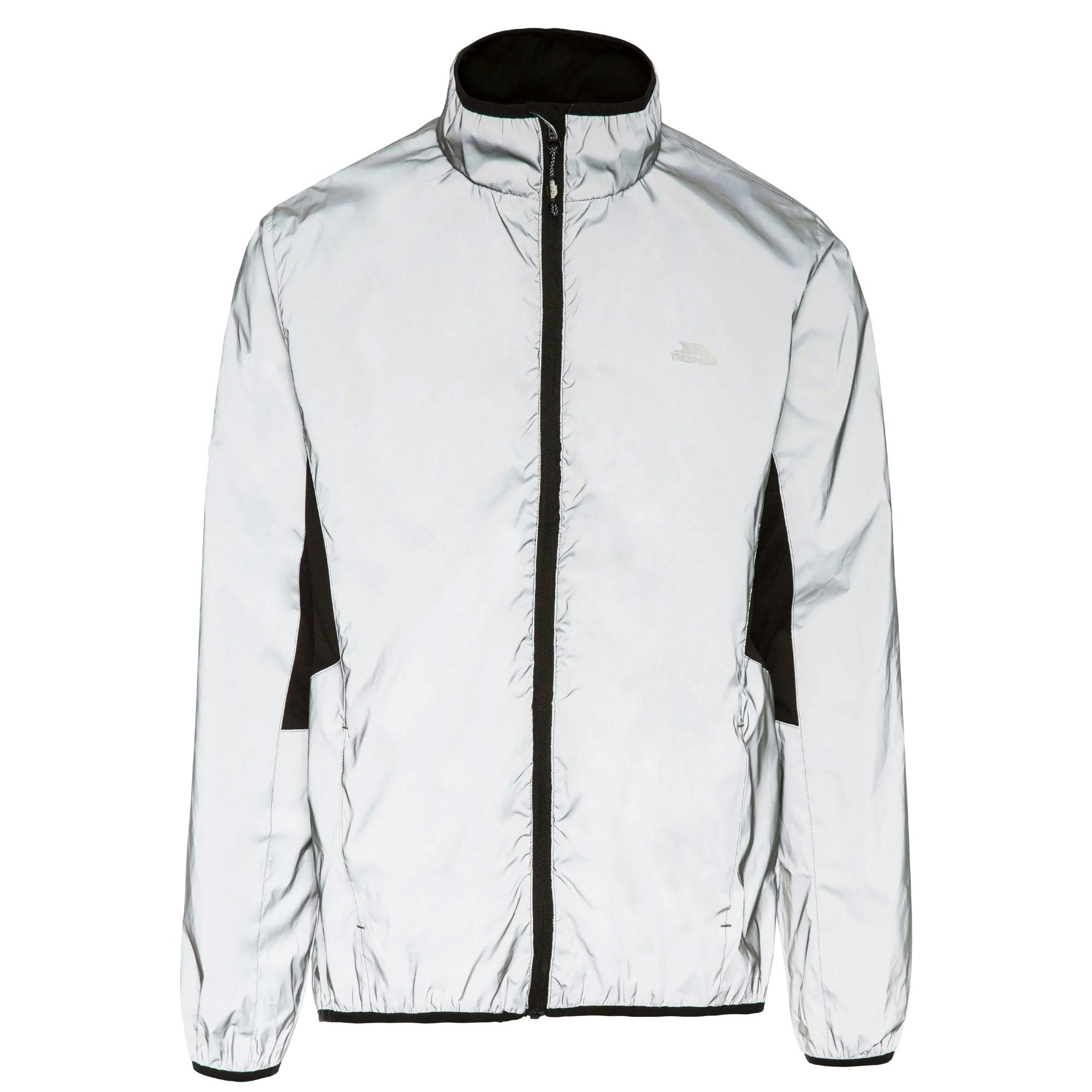 Trespass Men's Silver Zig Reflective Active Jacket - Reflective - Xxs - Reflective - 100% Polyester