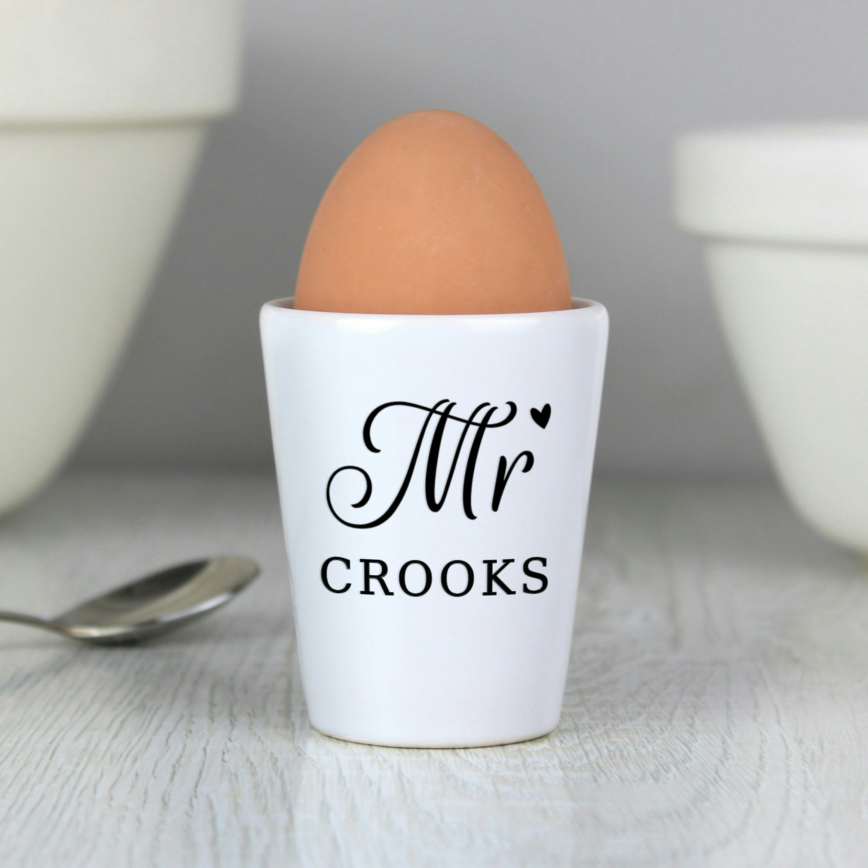 Rackhams Personalised Mr Egg Cup