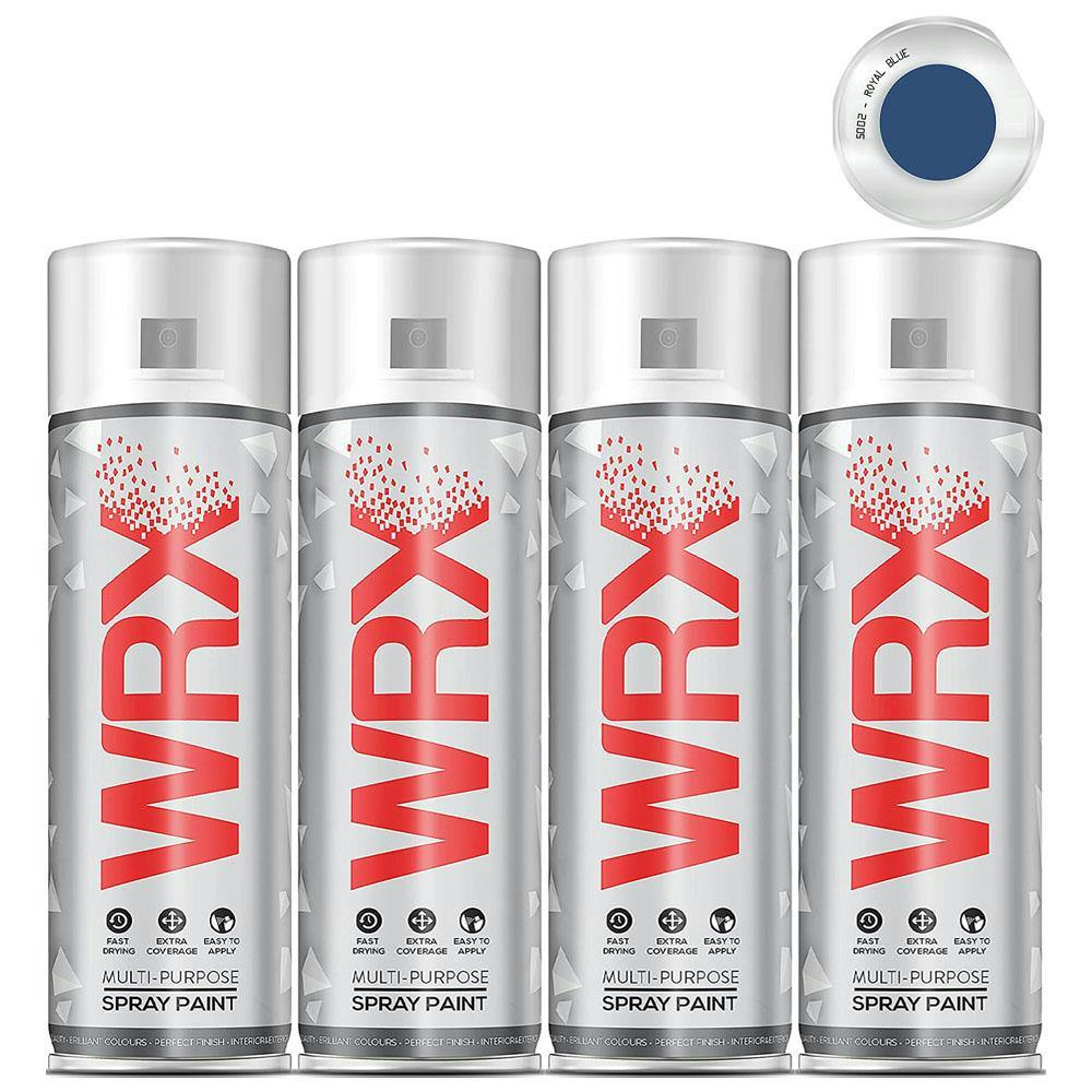 Rackhams Blue 5X Wrx Royal Spray Paint 400Ml - Image 6