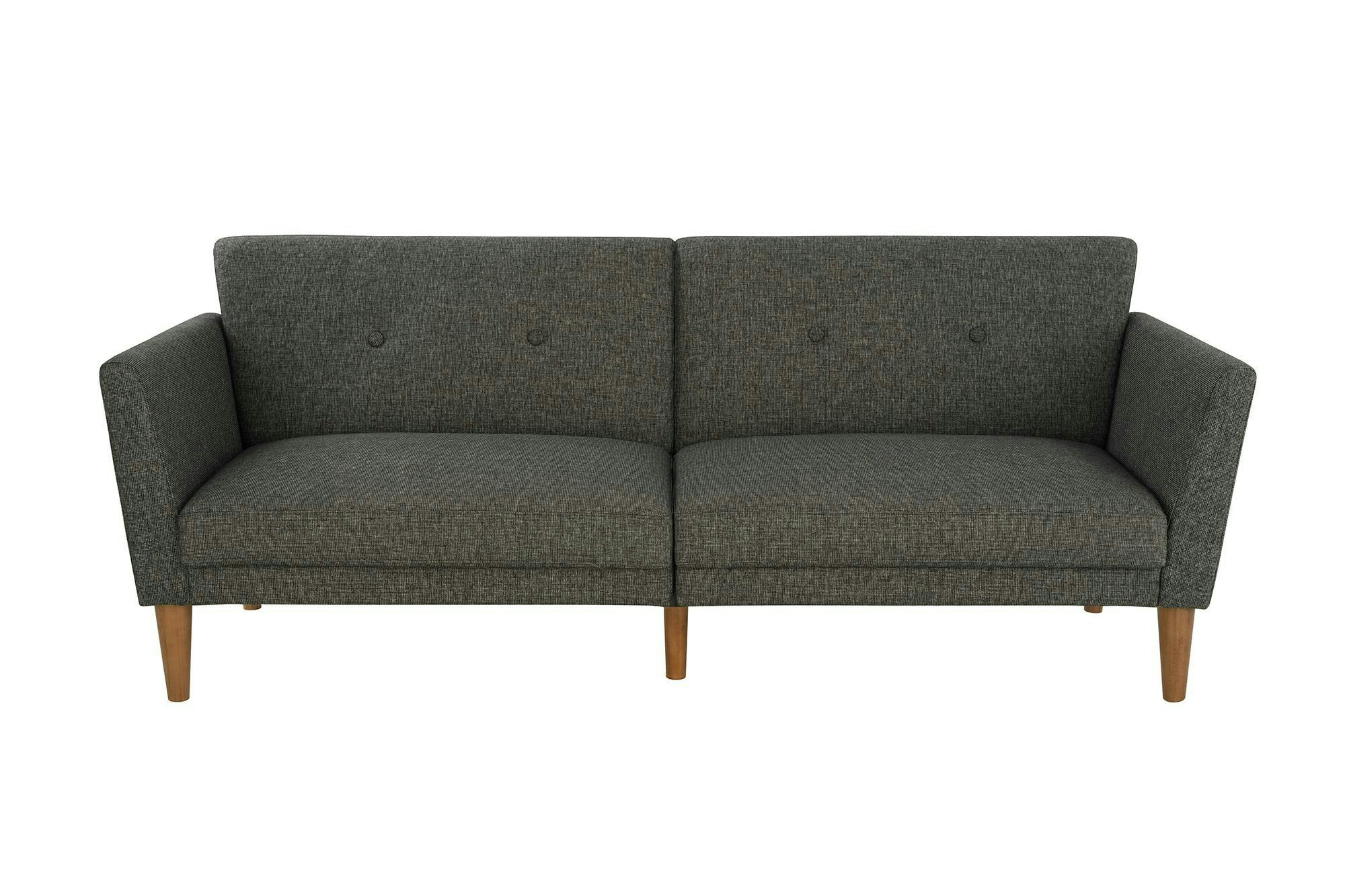 Dorel Home Grey Regal 3-Seater Sofa Bed Fabric