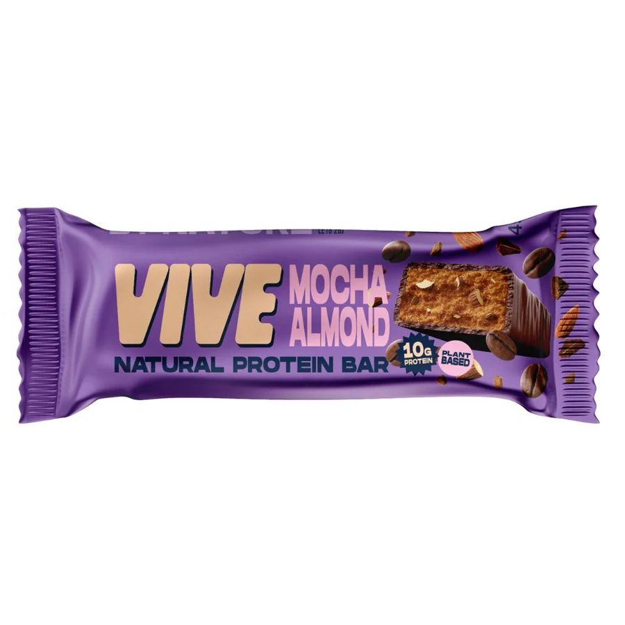 Vive Dark Mocha Almond Protein Bar 49G