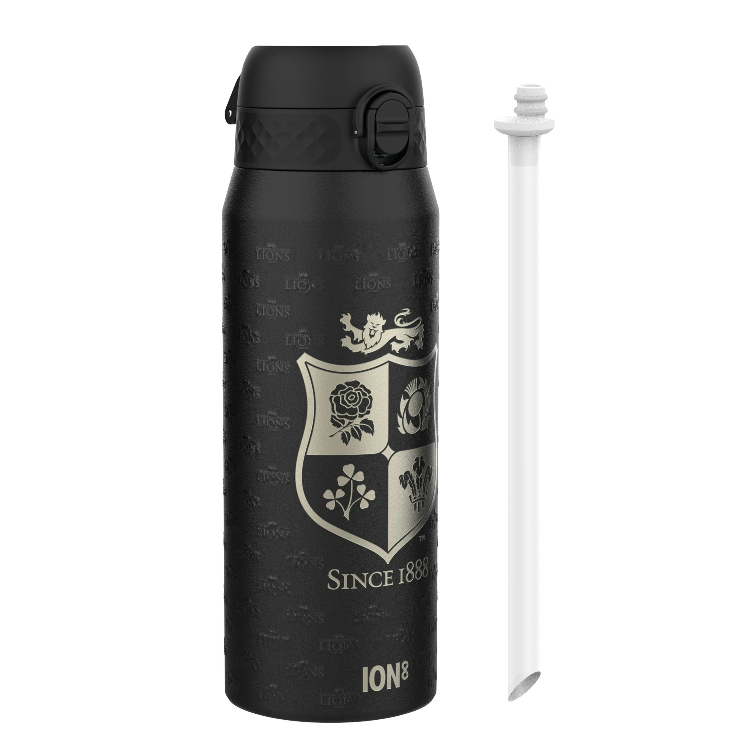 Rackhams Lions X Ion8 Insulated Steel Water Bottle, British & Irish Lions, Nothing Like The Lions, 750Ml (24Oz)