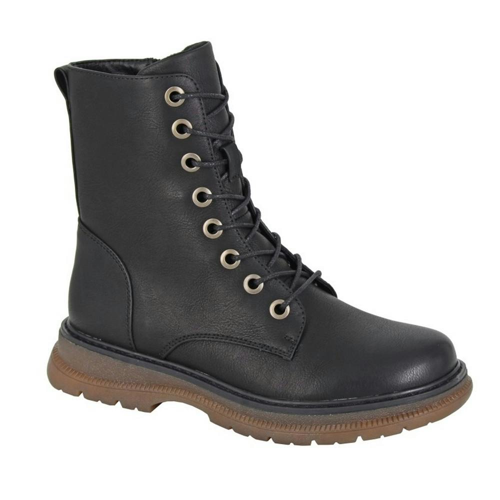 Cipriata Women's Black Annetta Matte Pu Boots - 8 Uk - 100% Mixed