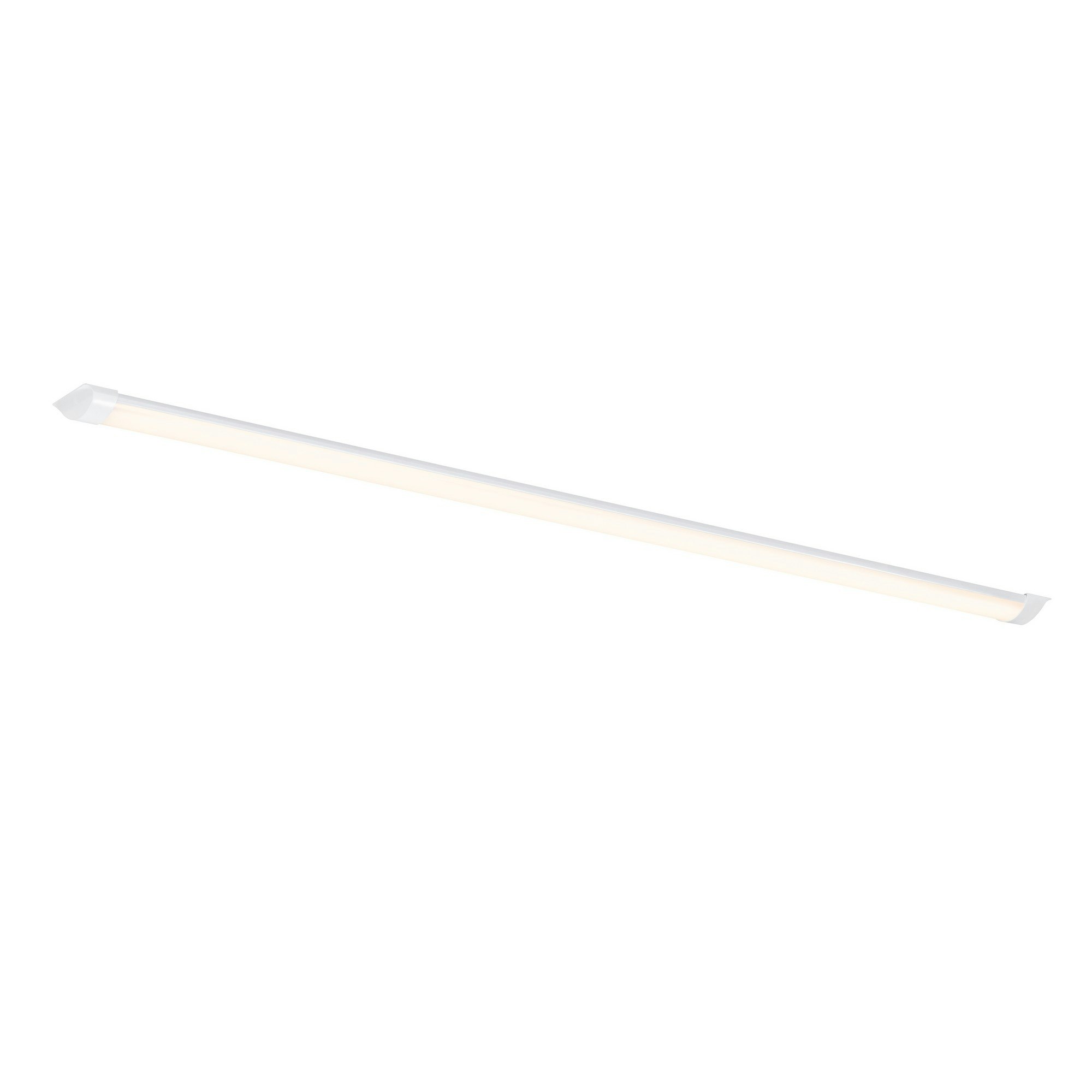 Rackhams Light/White Glendale 120 | Batten Fitting | - 1