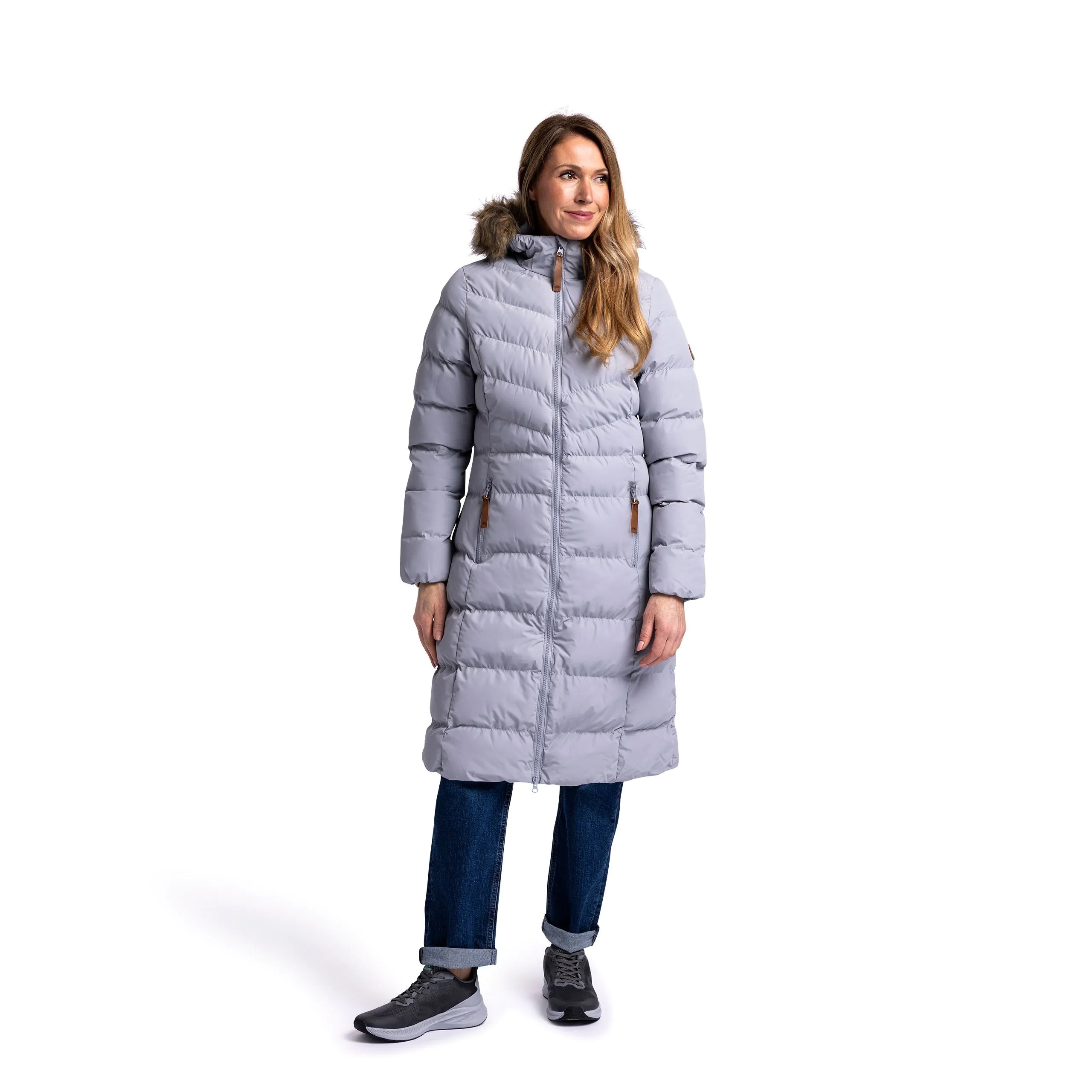 Trespass Women's Audrey Padded Jacket - Platinum - Platinum - Extra Large