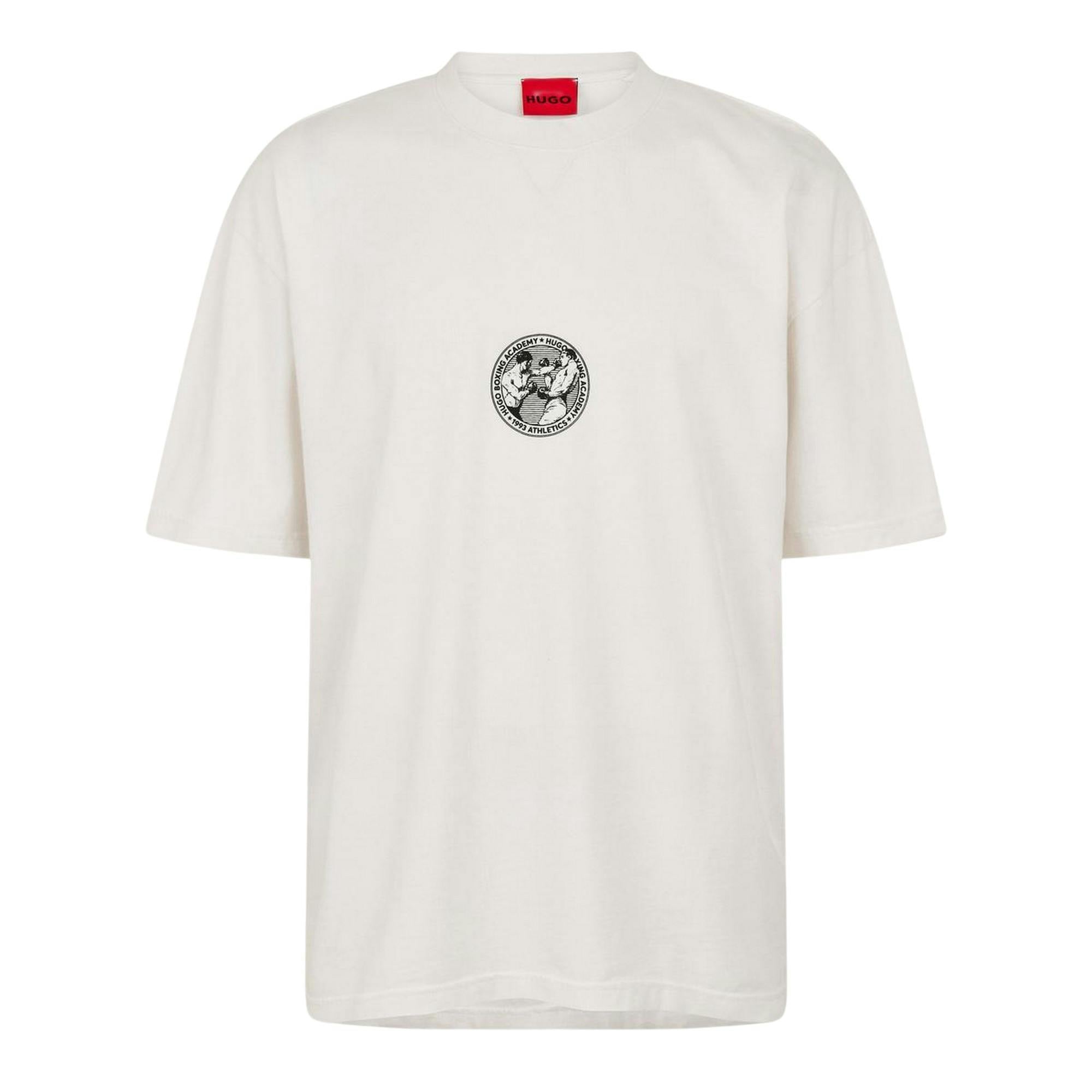 Hugo Unisex Adult Dwresto T-Shirt - Natural - Xxl - Natural - 100% Cotton