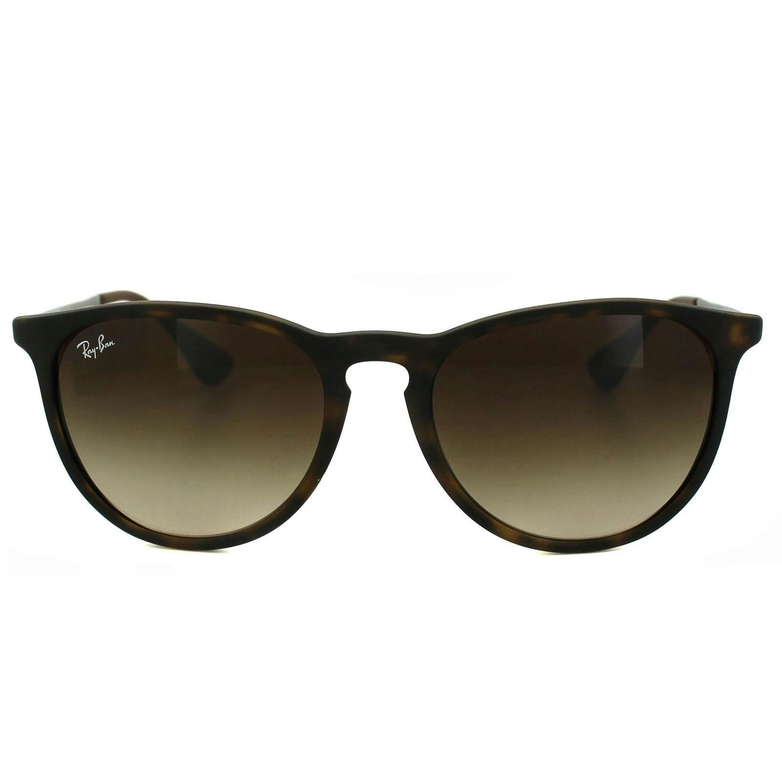 Ray-Ban Erika Classic RB 4171 Panto Sunglasses - Brown Tortoise - Grey Lenses - Image 19