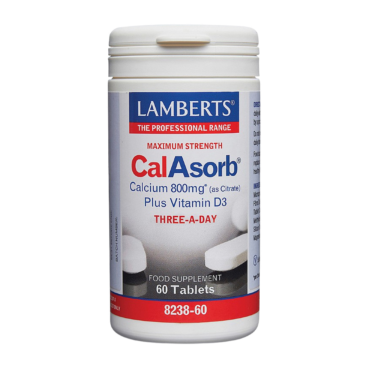 Lamberts Calasorb Calcium 800Mg (As Citrate) 60 Tablets