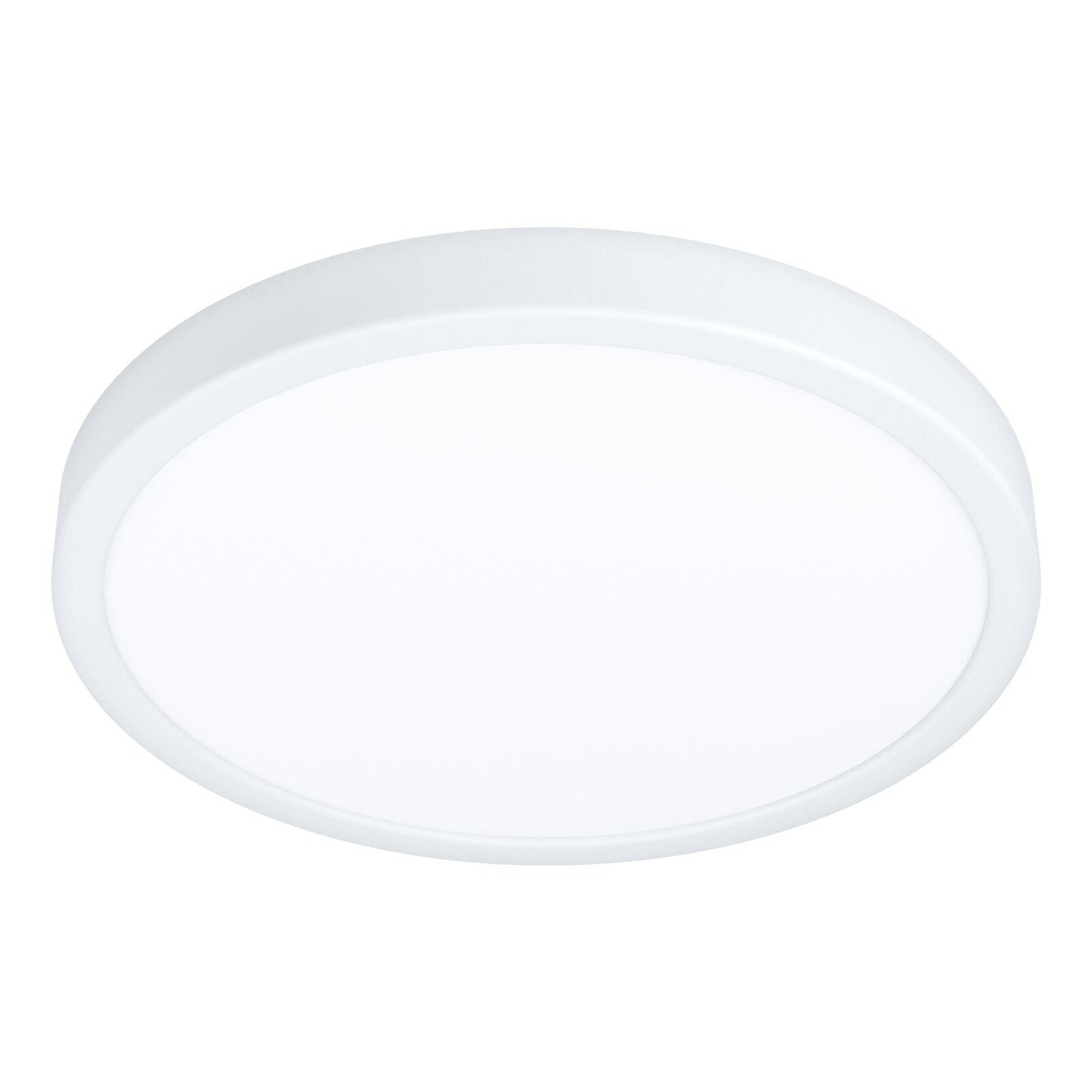 Loops Light/White Wall Flush Ceiling Colour Shade Plastic Bulb Led 20W Included