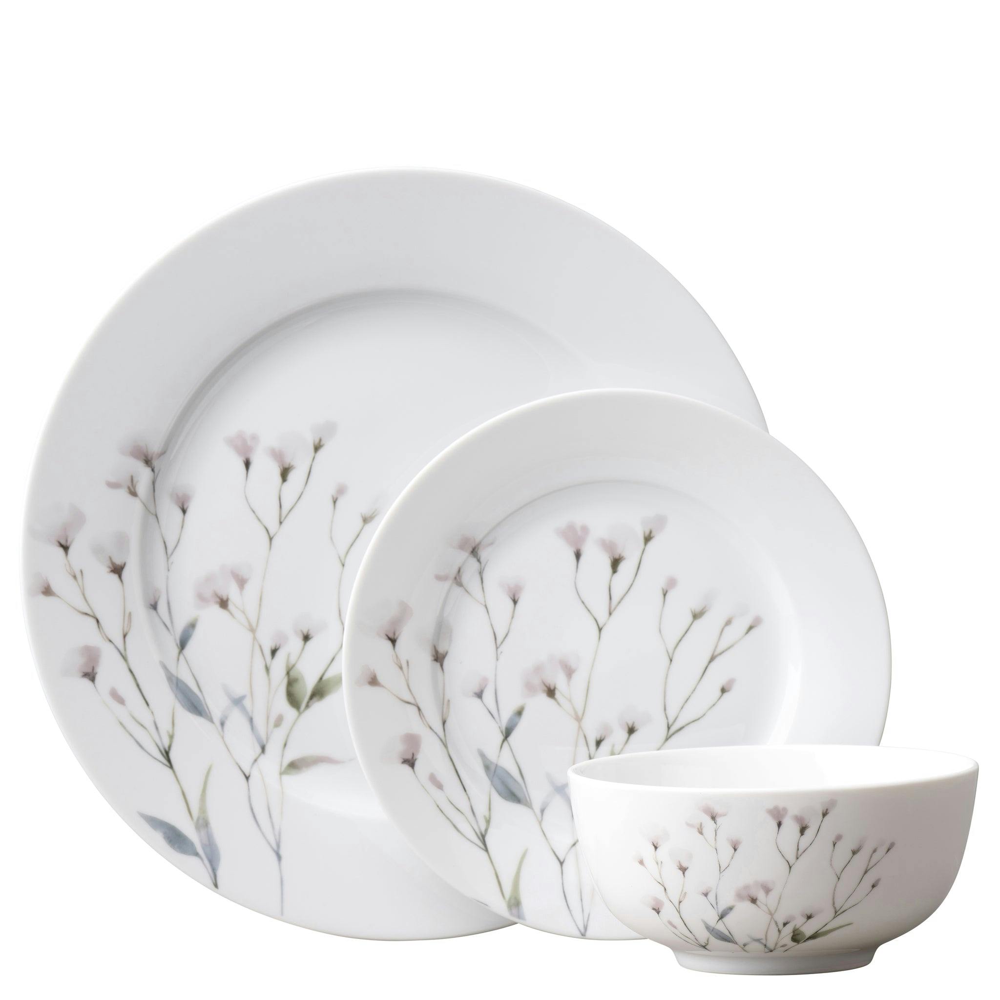 Rackhams Light Aynsley Cotton Blossom 12 Piece Set