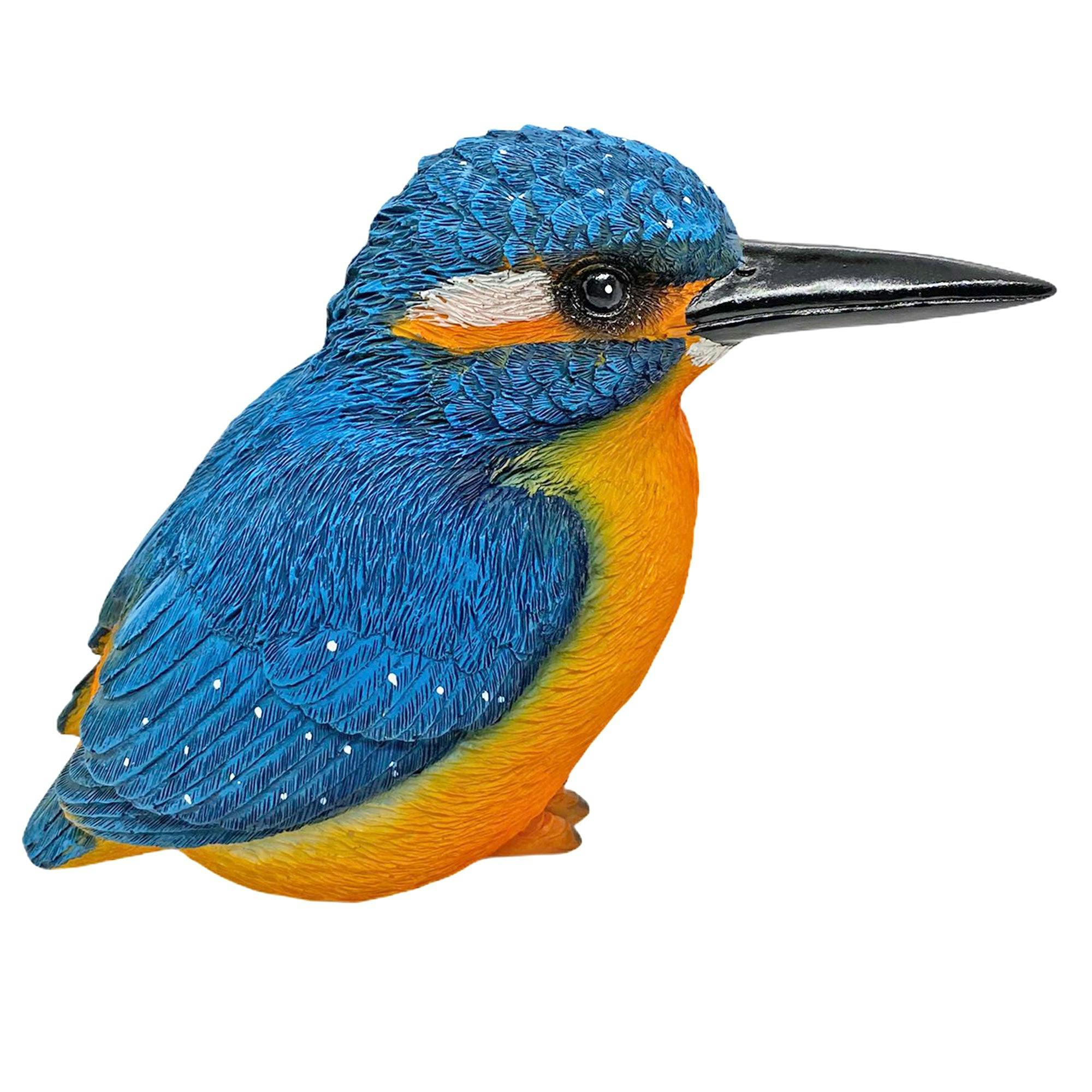 Large Kingfisher Bird Garden Ornament Outdoor Animal Statue Decoration - Image 3