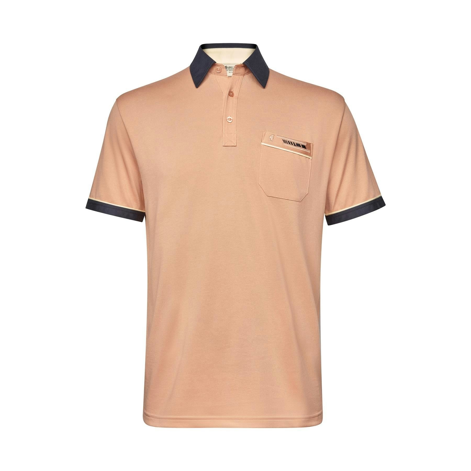 Gabicci Men's Peach G00x62 Polo Shirt Classic - Xl