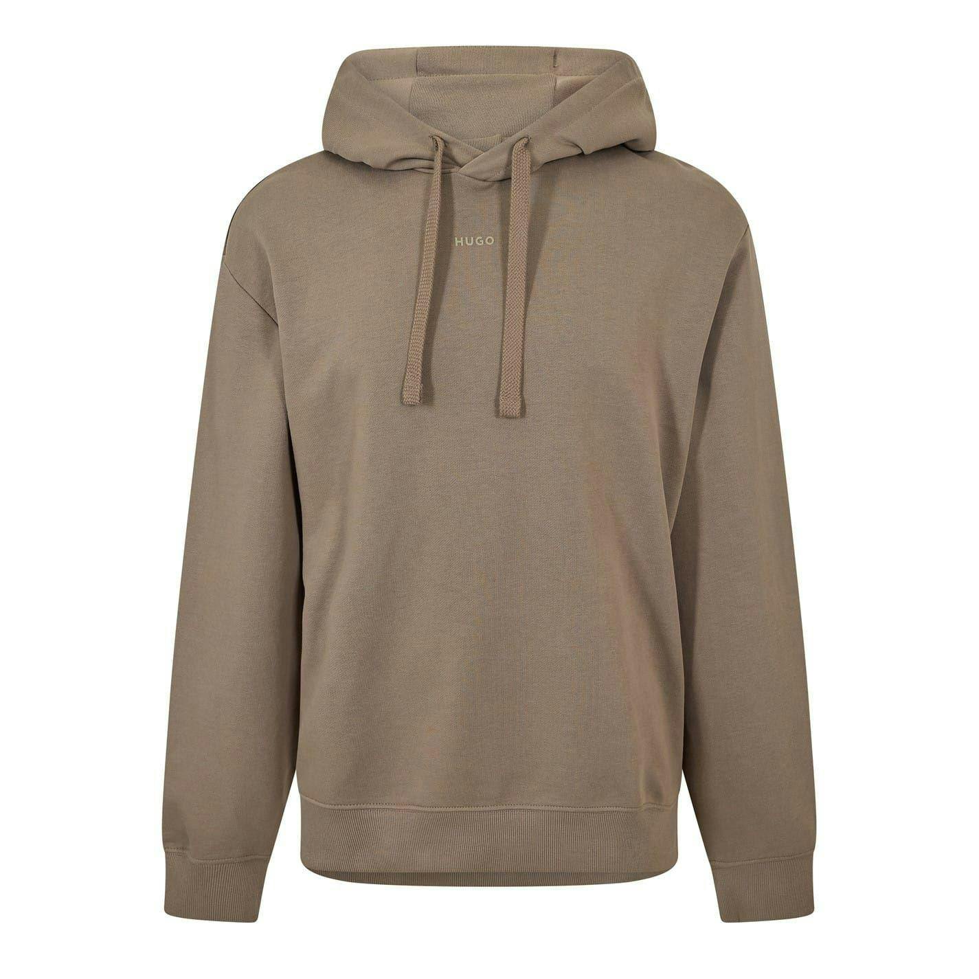 Hugo Men's Grey Dapodayote Overhead Hoodie - Medium - Xl - Medium - 100% Cotton