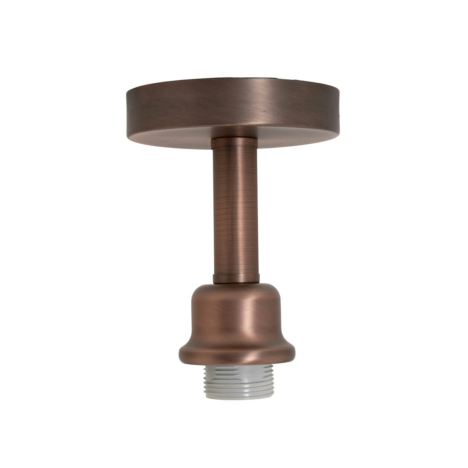 Happy Homewares Light Contemporary Designer Short Semi Flush Antique Copper Ceiling