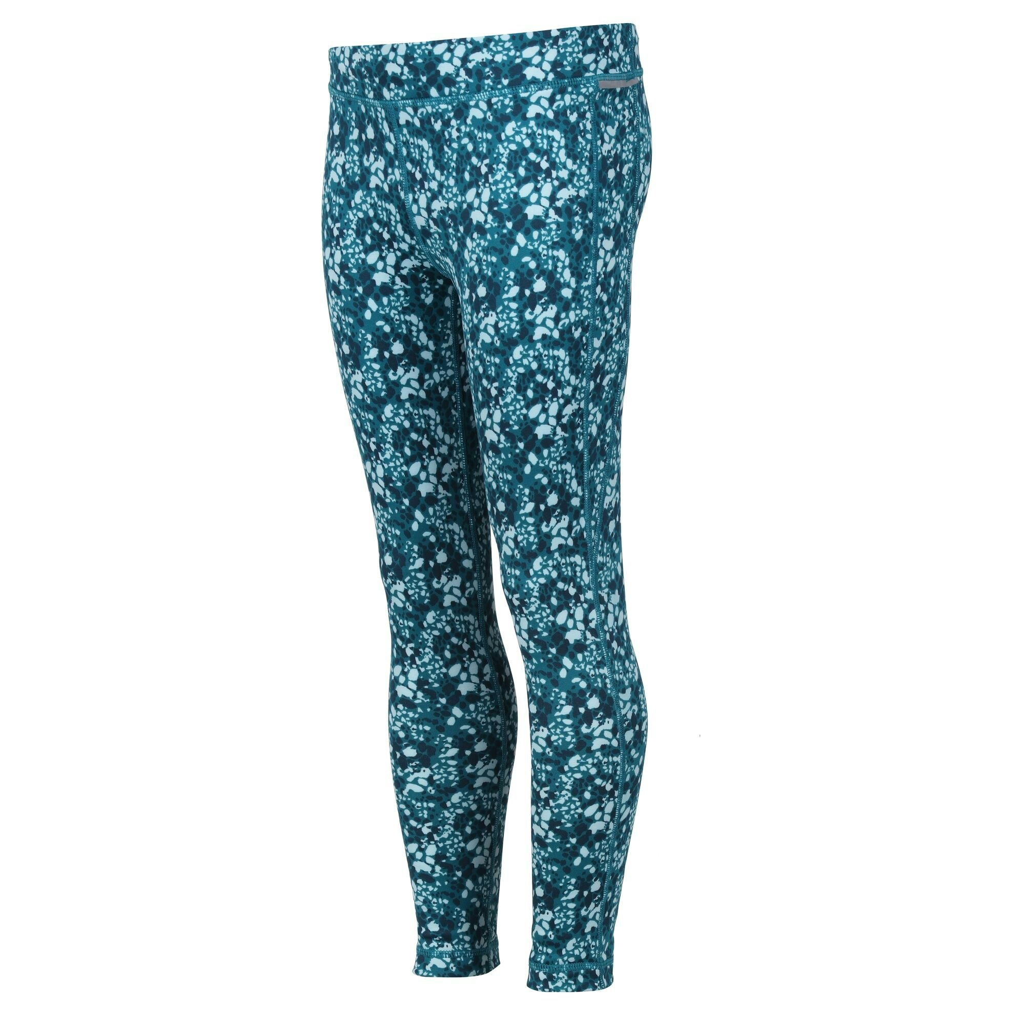 Regatta Girls Barlia Abstract Winter Leggings - Gulfstream - Gulfstream - Size 14 Years