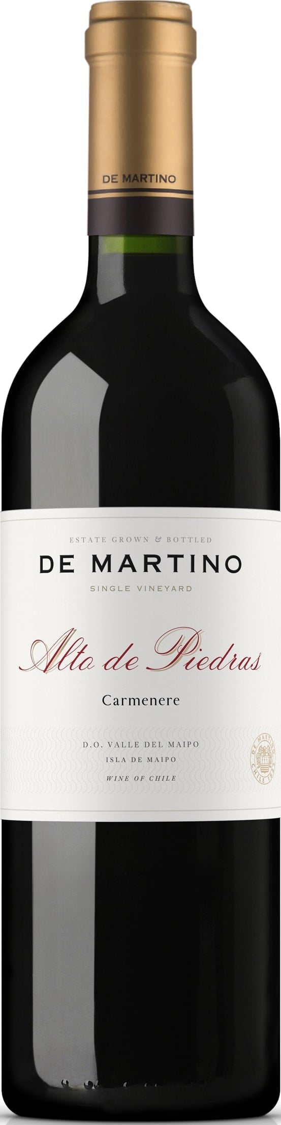Various Wine Red De Martino 'Alto De Piedras' Single-Vineyard Carmenere 2021 75Cl - Pack Of 6