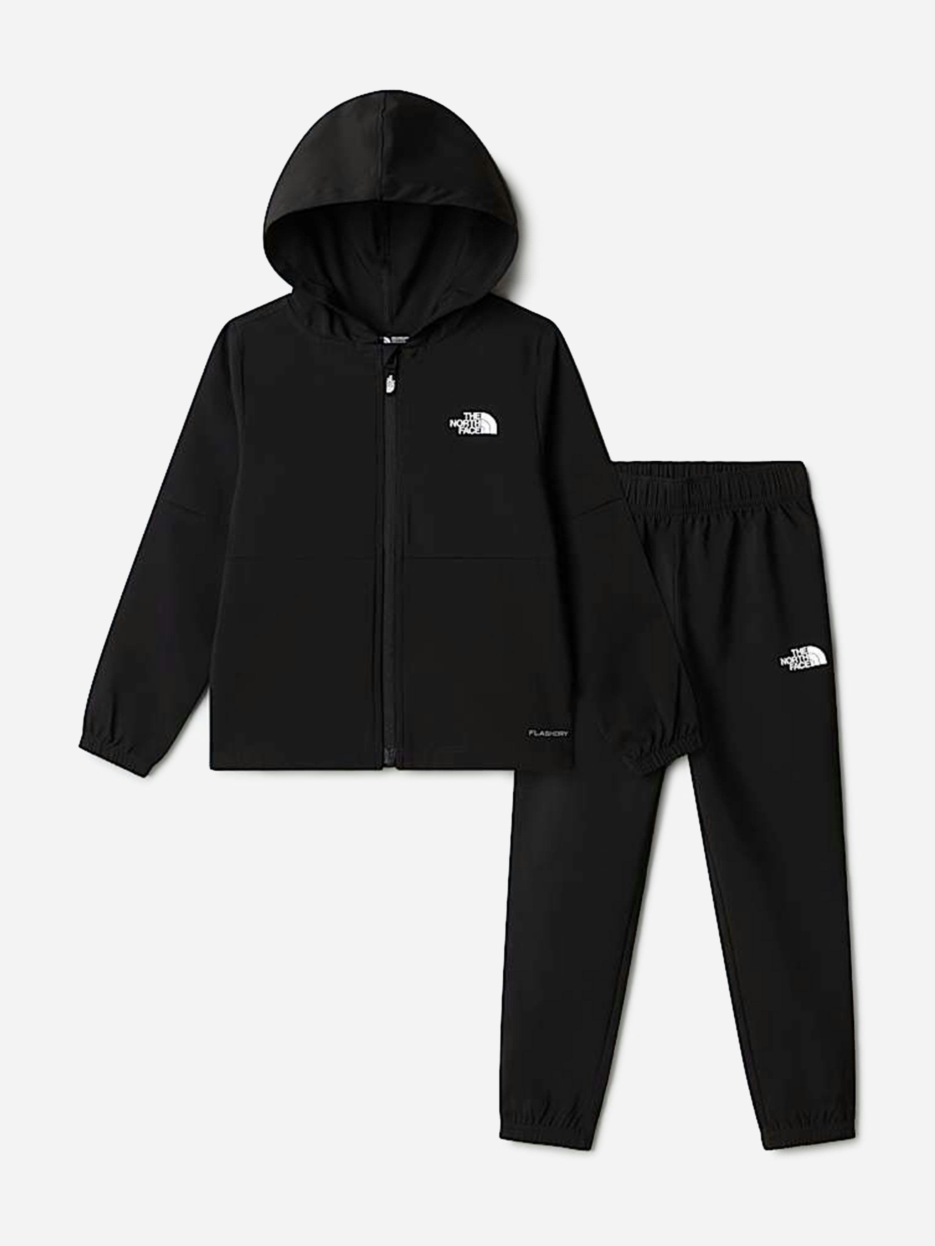The North Face Boys Black Kids On The Trail Tracksuit In - 7 Yrs