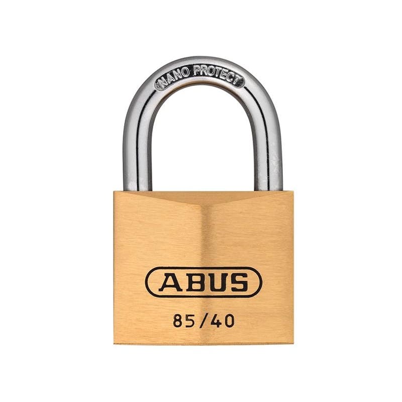 Abus Mechanical 85 Series Brass Padlock - 40Mm Keyed Alike 709 - Multi Colour