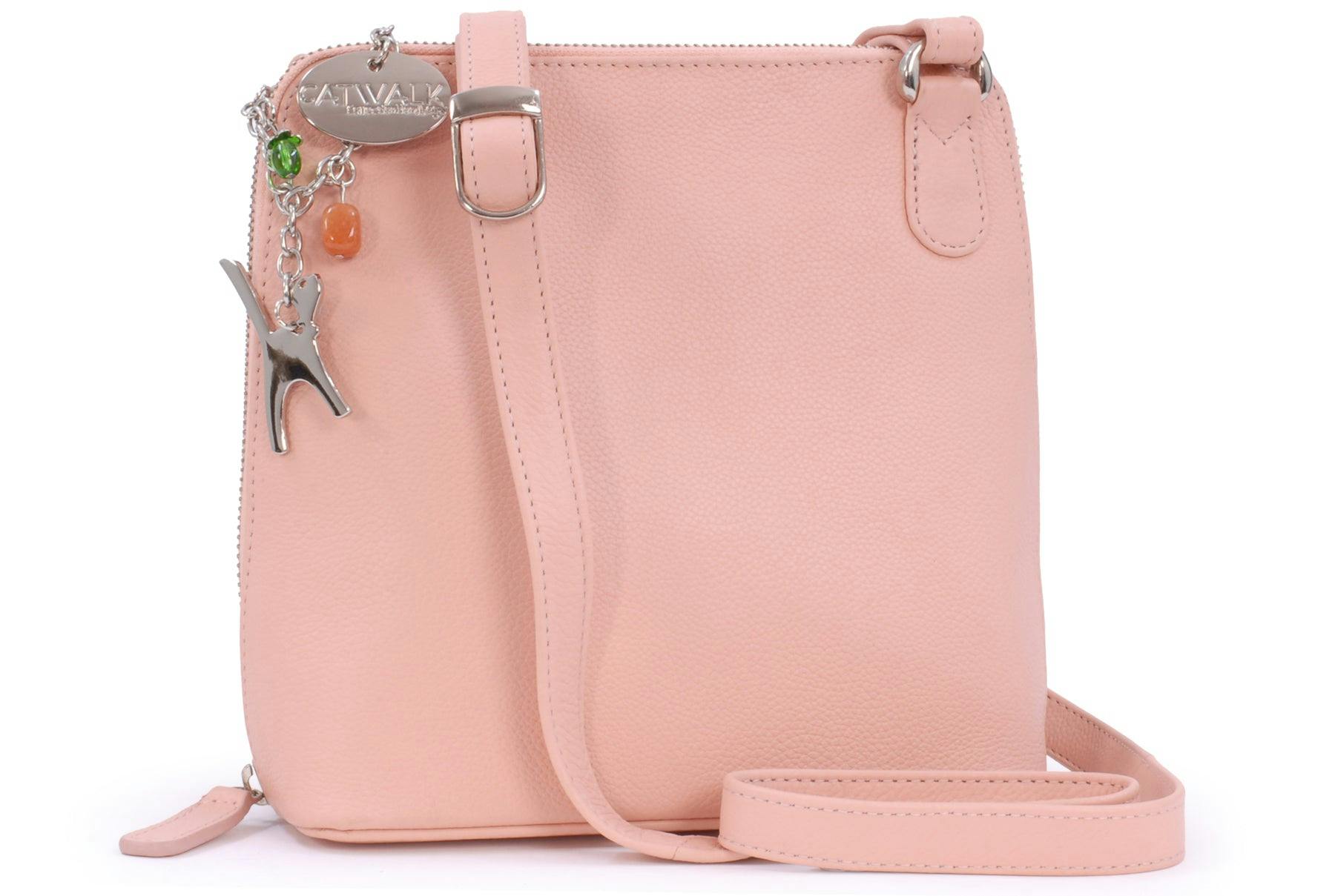 Catwalk Collection Handbags Pink Eleanor - Crossbody Bag