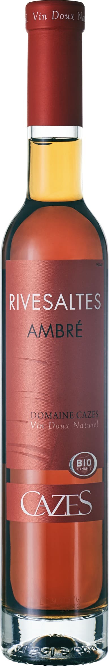Various Wine Peach Domaine Cazes Rivesaltes Ambre, 375Cl 2015 37.5Cl - Pack Of 6