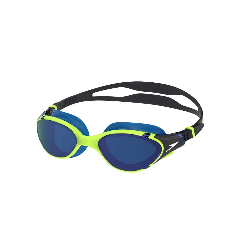 Speedo Green/Blue Biofuse 2.0 Mirrored Swim Goggle