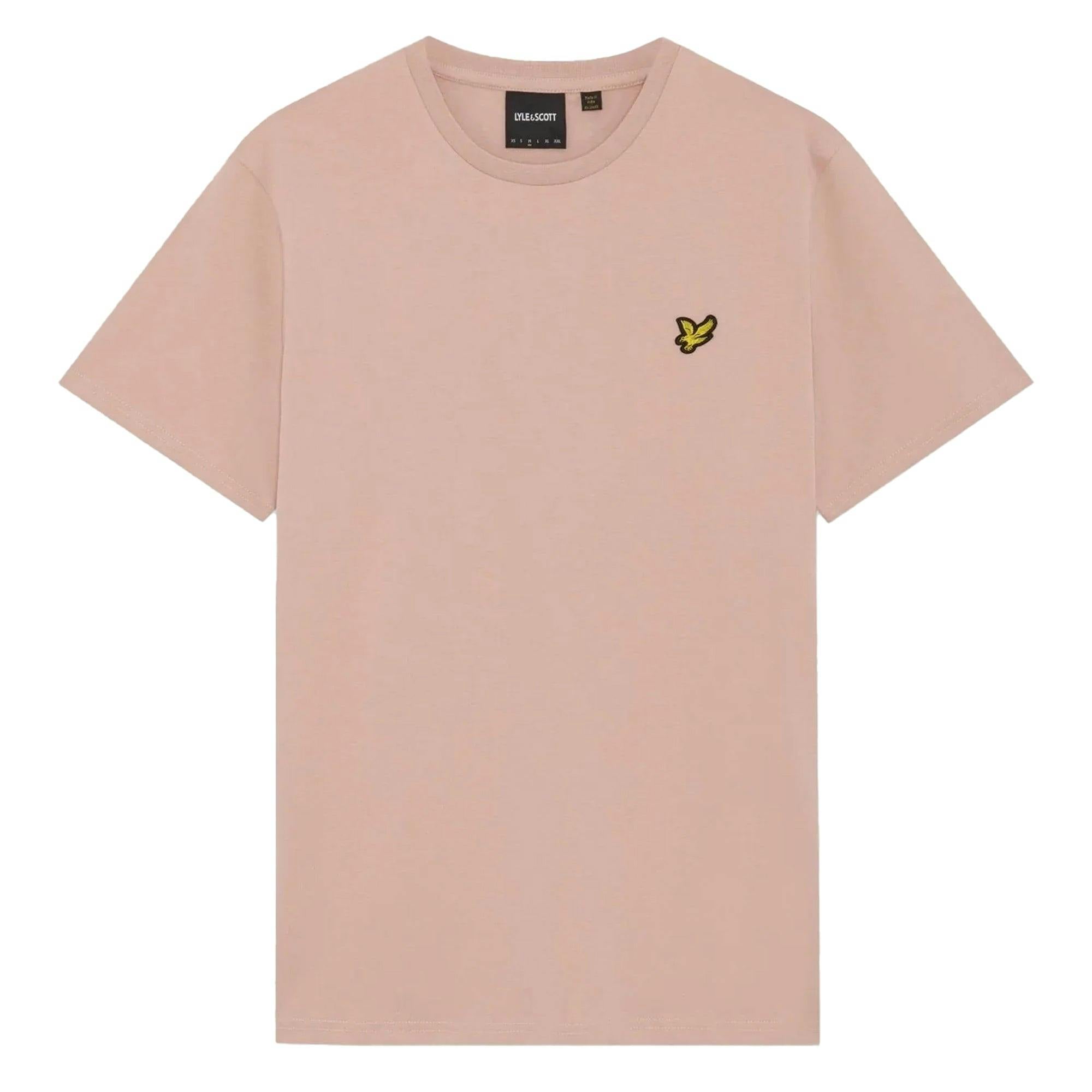 Lyle & Scott Pink Plain T-Shirt Grapefruit - M