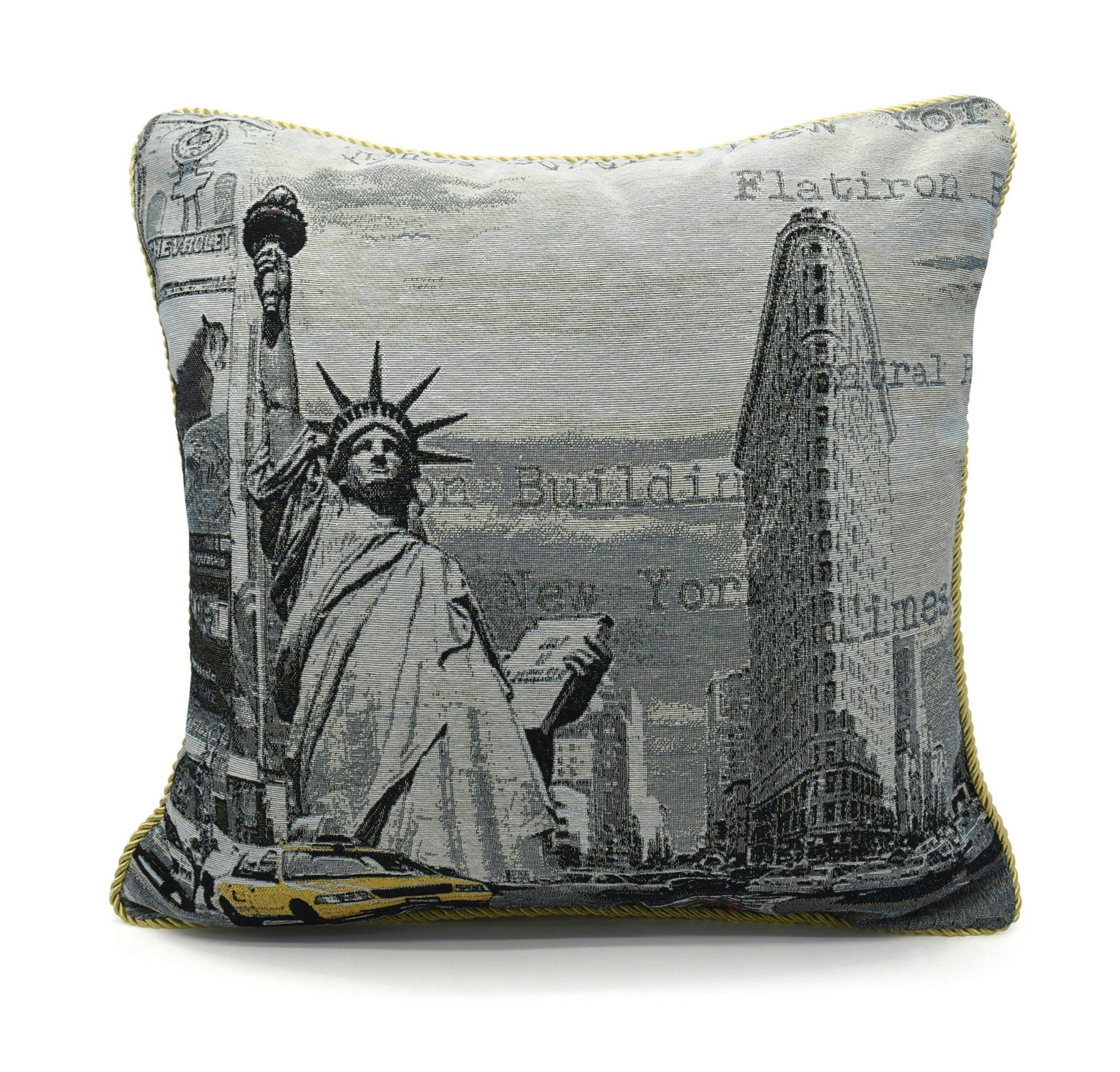 Velosso Tapestry Filled Scatter Cushion - 43Cm X 43Cm - New York