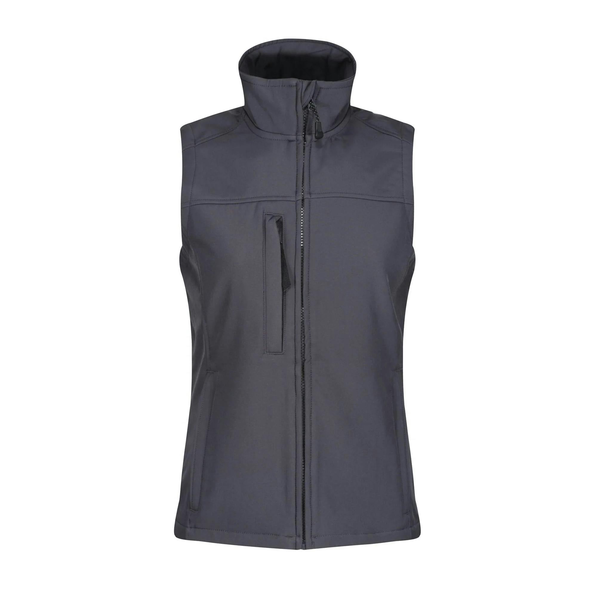Regatta Women's Grey Flux Softshell Gilet - Seal - Seal - 14 Uk - 96% Polyester/4% Elastane