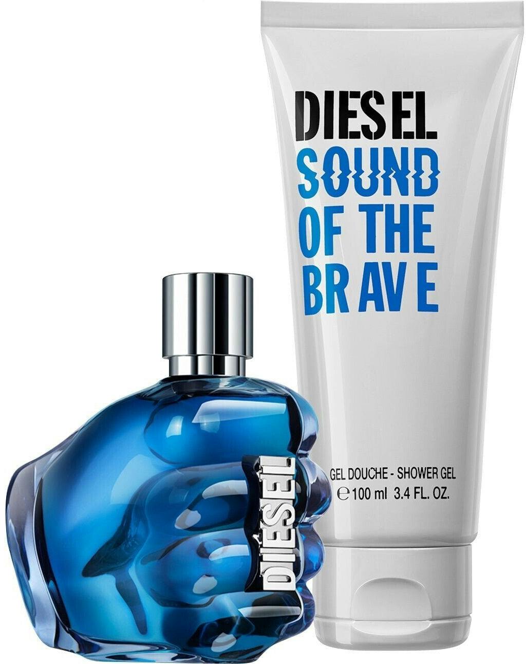 Diesel Men's Green Sound Of The Brave Eau De Toilette Spray Gift Set - 50Ml / 100Ml