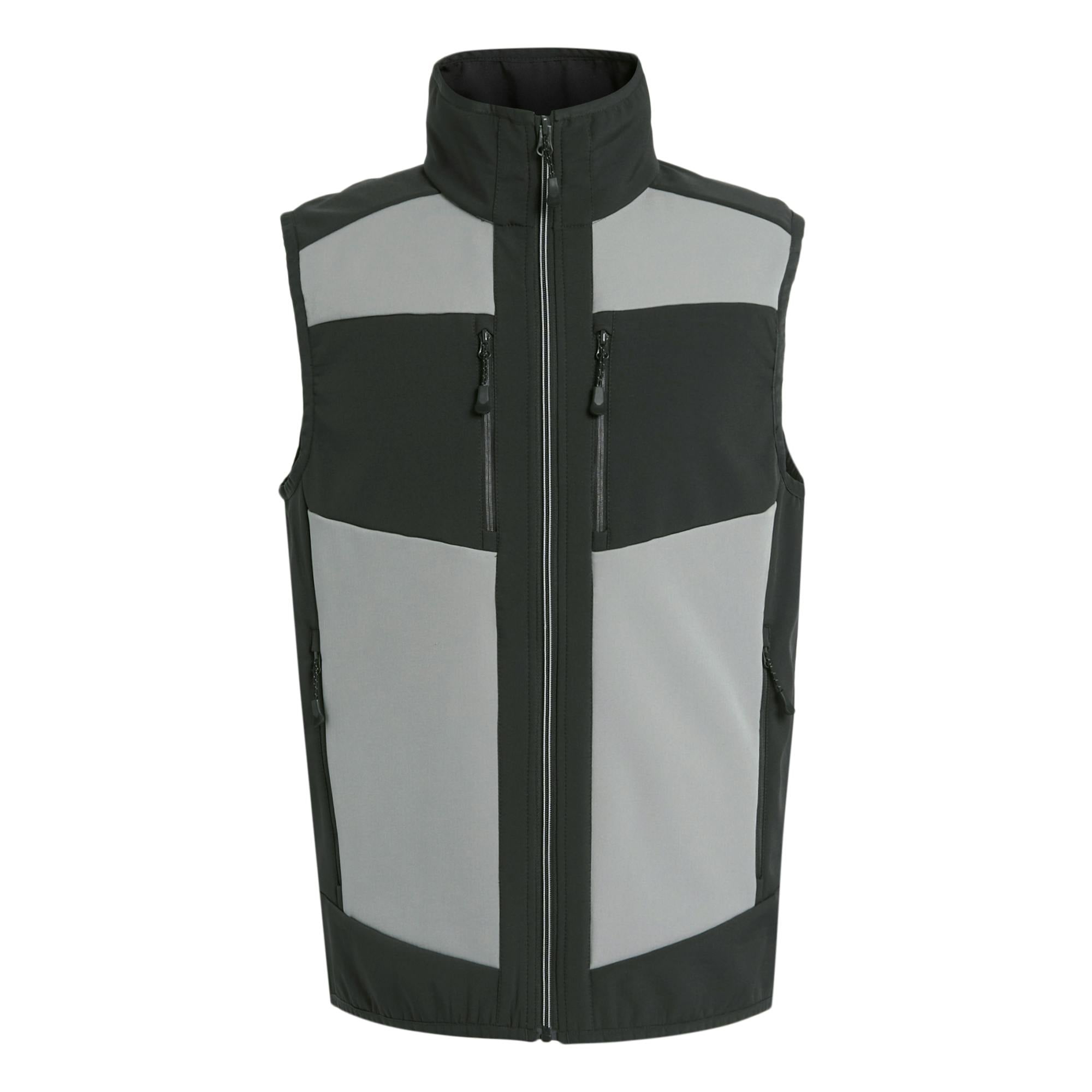Regatta Men's Grey Professional Colour Block Softshell Body Warmer - Mineral /Ash - 3XL - Mineral /Ash - 100% Mixed