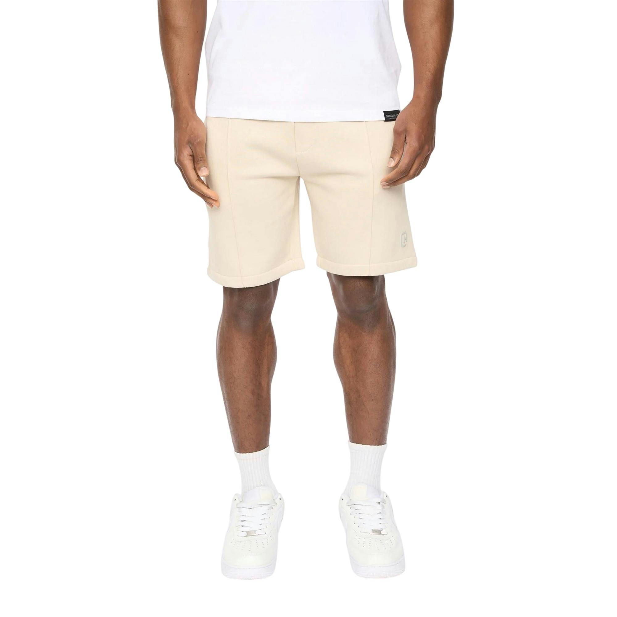 Crosshatch Men's Light Bardon Casual Shorts - Stone - Xl - Stone - 60% Cotton/40% Polyester