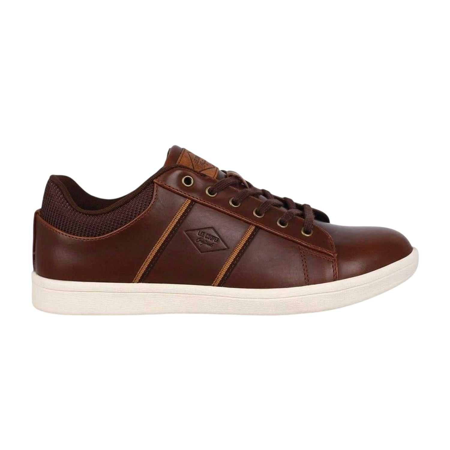 Lee Cooper Men's Brown Austin Flat Trainers - 7 Uk - 100% Mixed