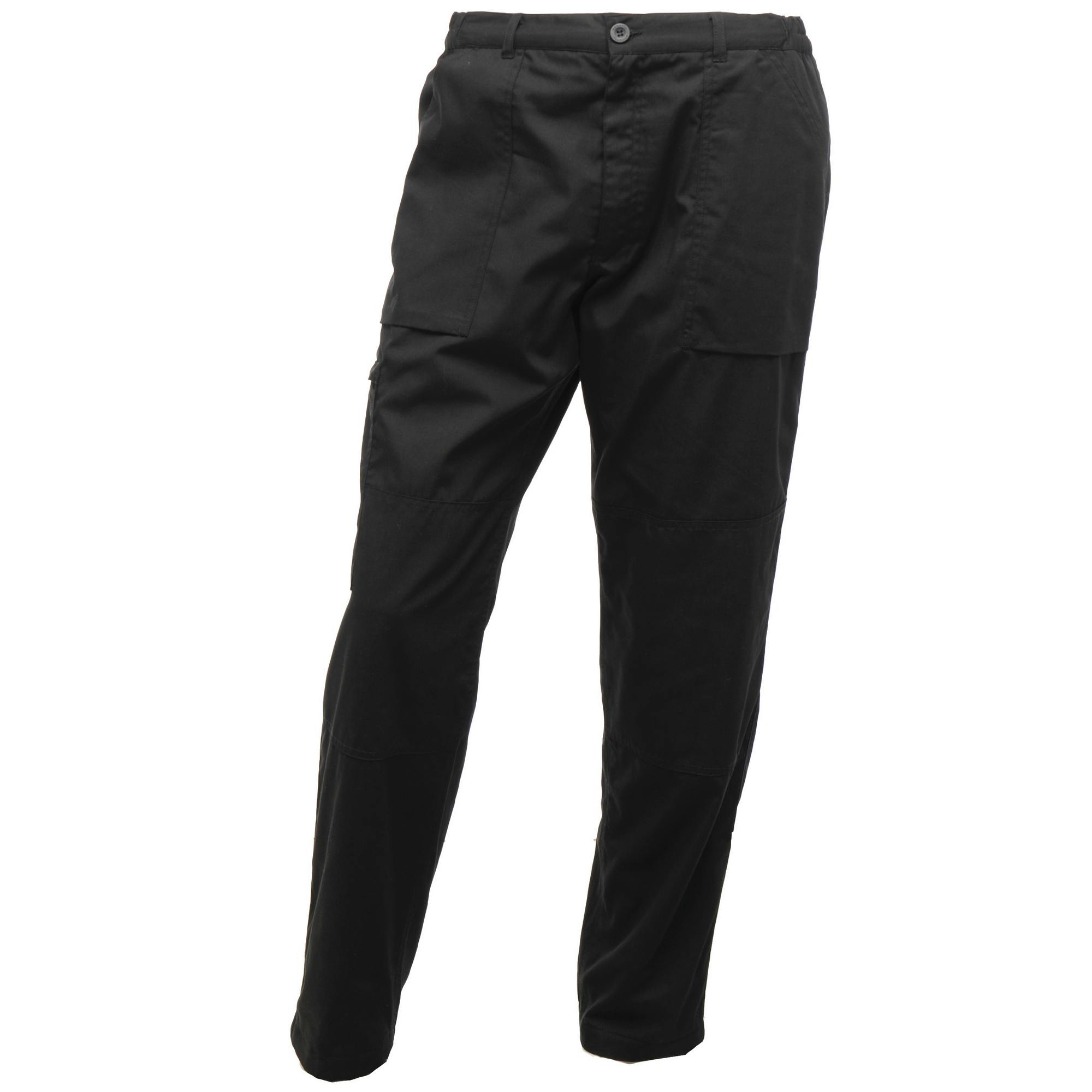 Regatta Men's Black Sports New Lined Action Trousers - 40 X Regular - 65% Polyester/35% Cotton