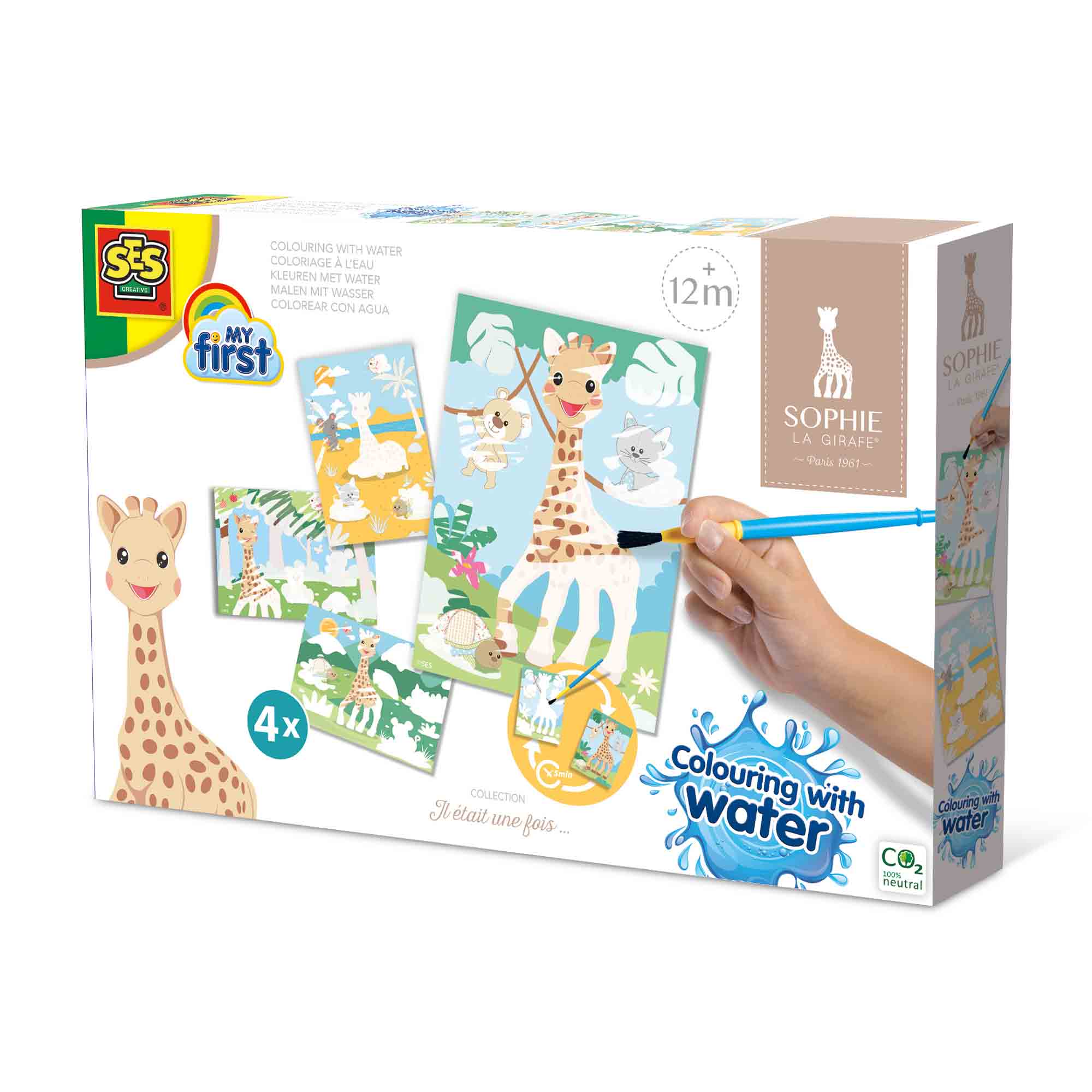 Ses Creative Sophie La Girafe - Colouring With Water - Image 3