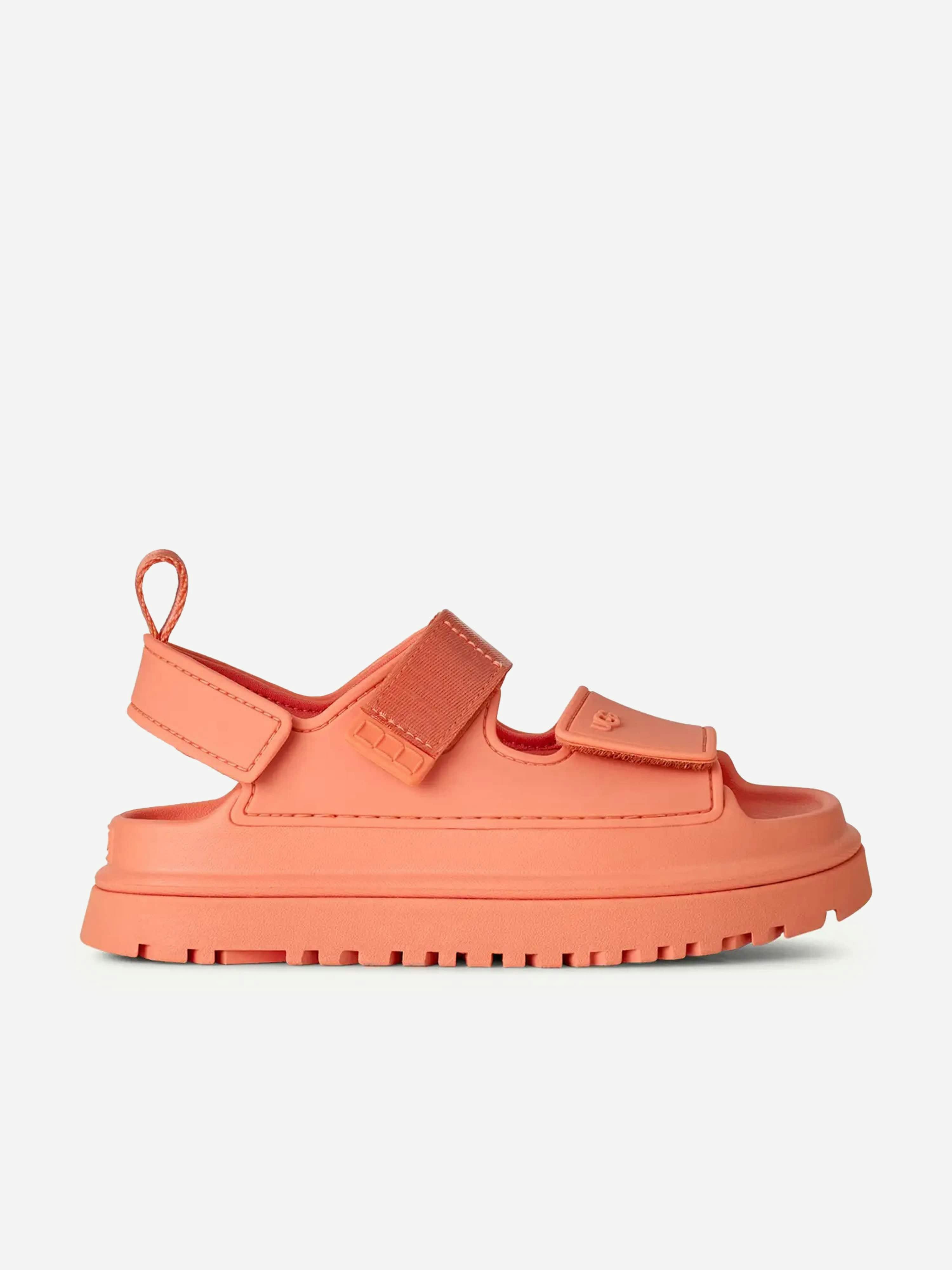 Ugg Girls Orange Goldenglow Sandals In - Us 4 Eu 36 Uk 3