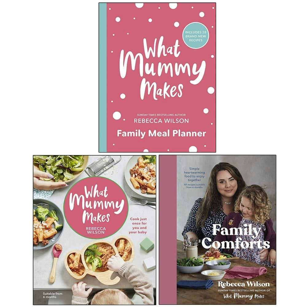 Various Publishers Rebecca Wilson What Mummy Makes 3 Book Set (What Mummy Makes[Hardcover], Family Comforts[Hardcover] And What Mummy Makes Family Meal Planner)