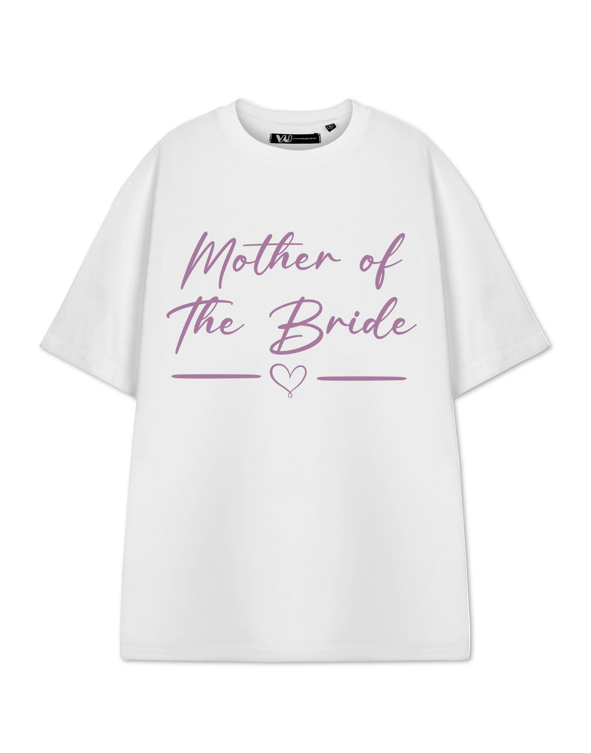 Vanilla Underground Women's White Show Me The Merch Mother Of The Bride Short Sleeved T-Shirt - XXX-Large