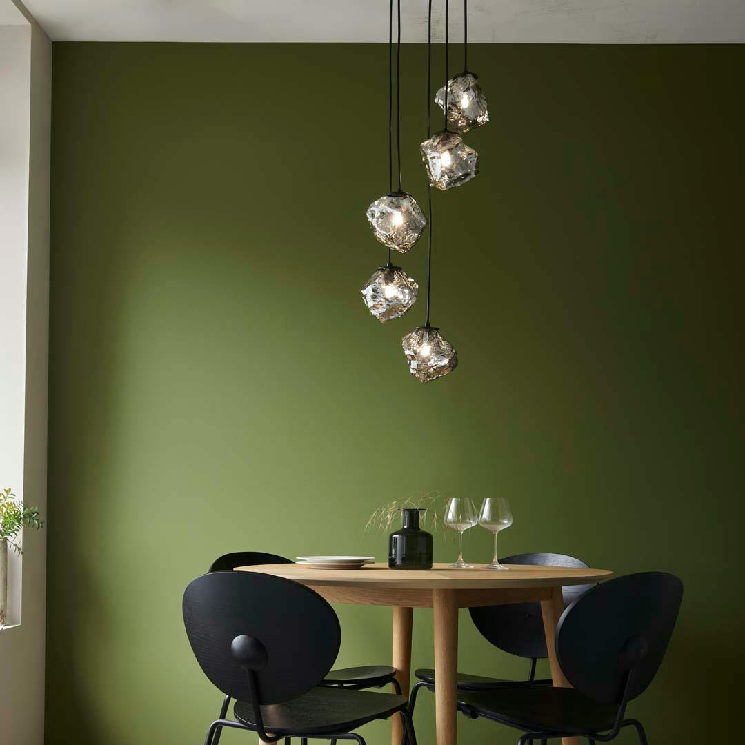 Pagazzi Lighting Light Pagazzi Ing Molten 5 Smokey Ceiling Pendant