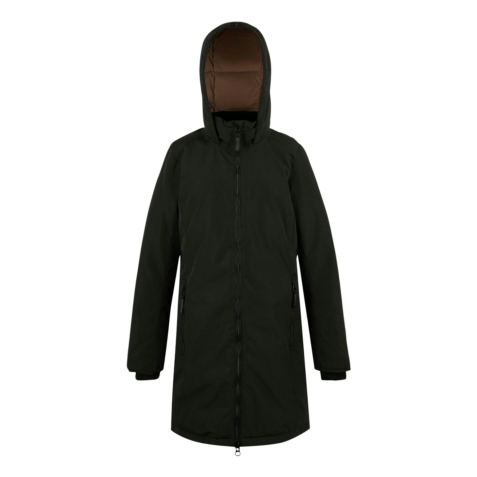 Regatta Women's Black Marron Insulated Waterproof Jacket - 18 Uk - 100% Polyester