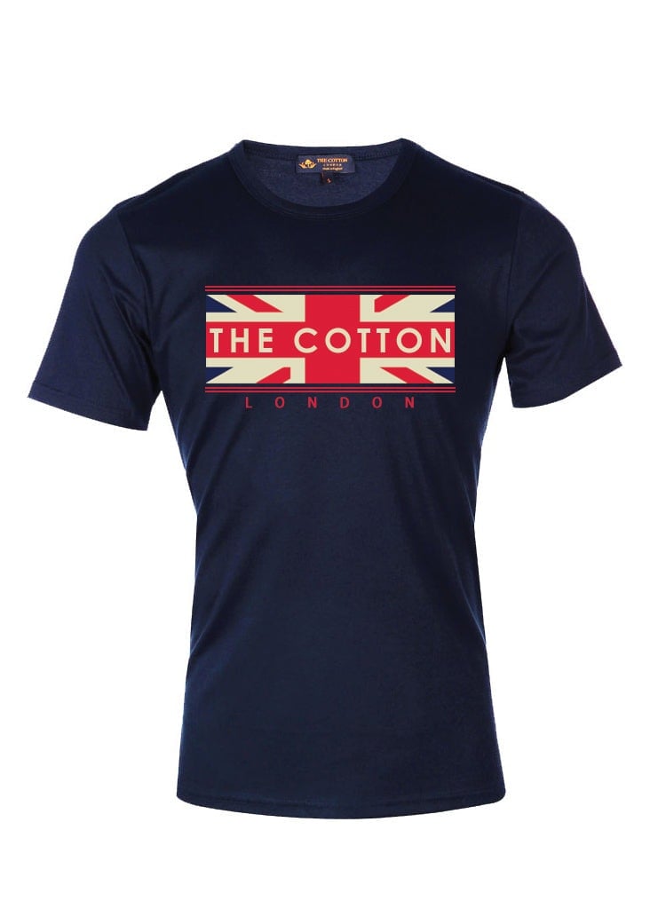 The Cotton London Tcl Brand Navy T-Shirt - L