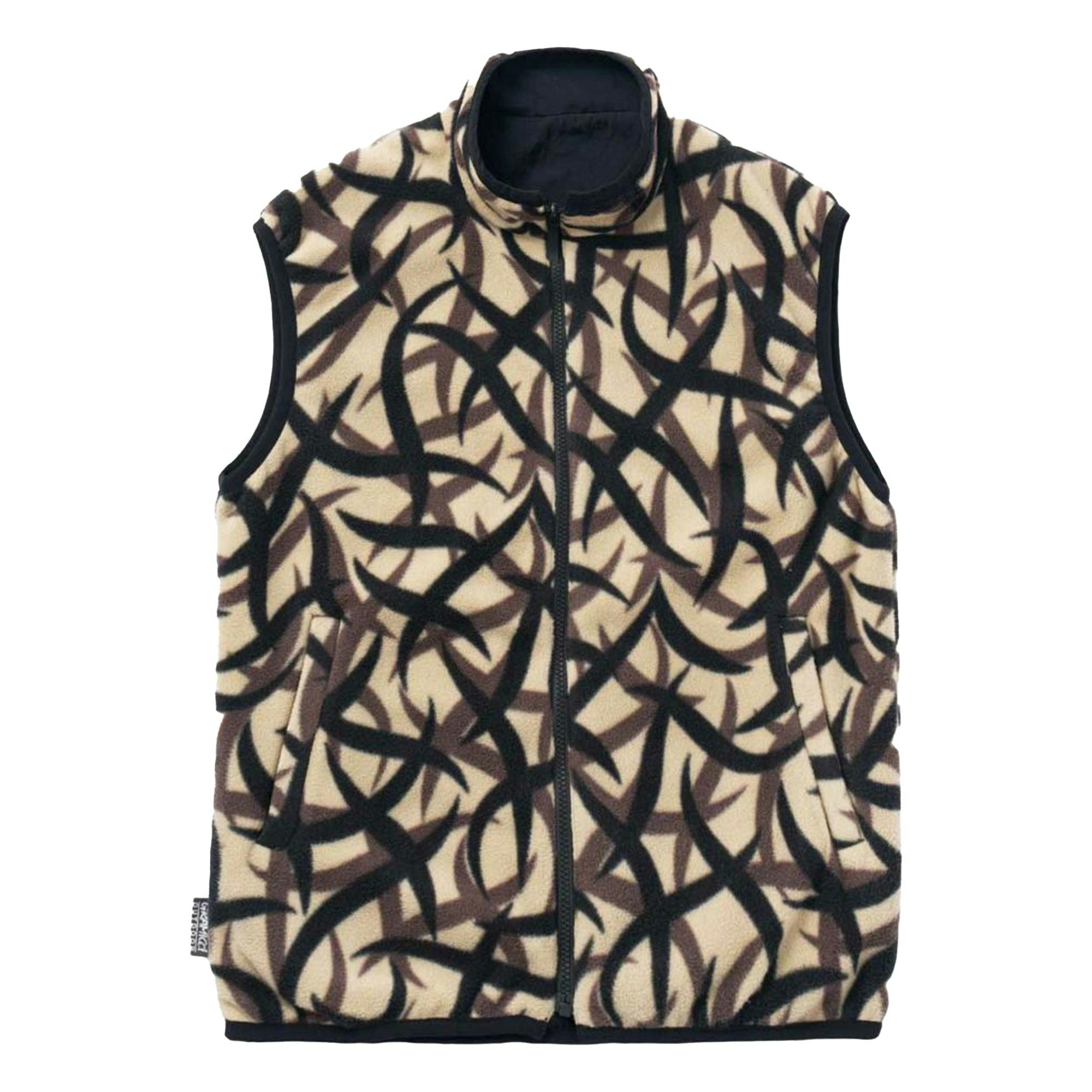 Gramicci Reversible Fleece Vest - Tribal Terra - Medium