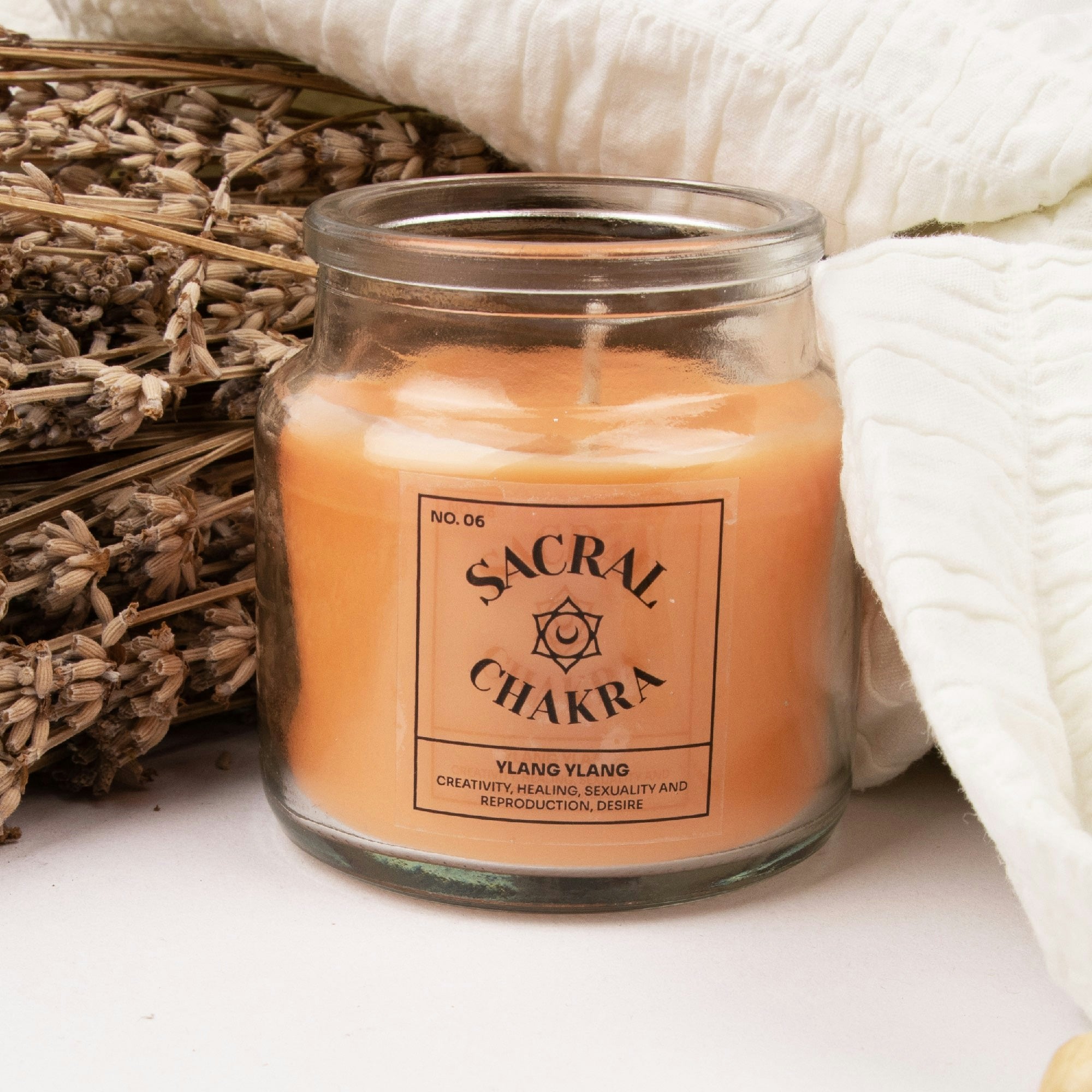 Rackhams Lavender/Light Seven Chakra Candles - Ylang Ylang
