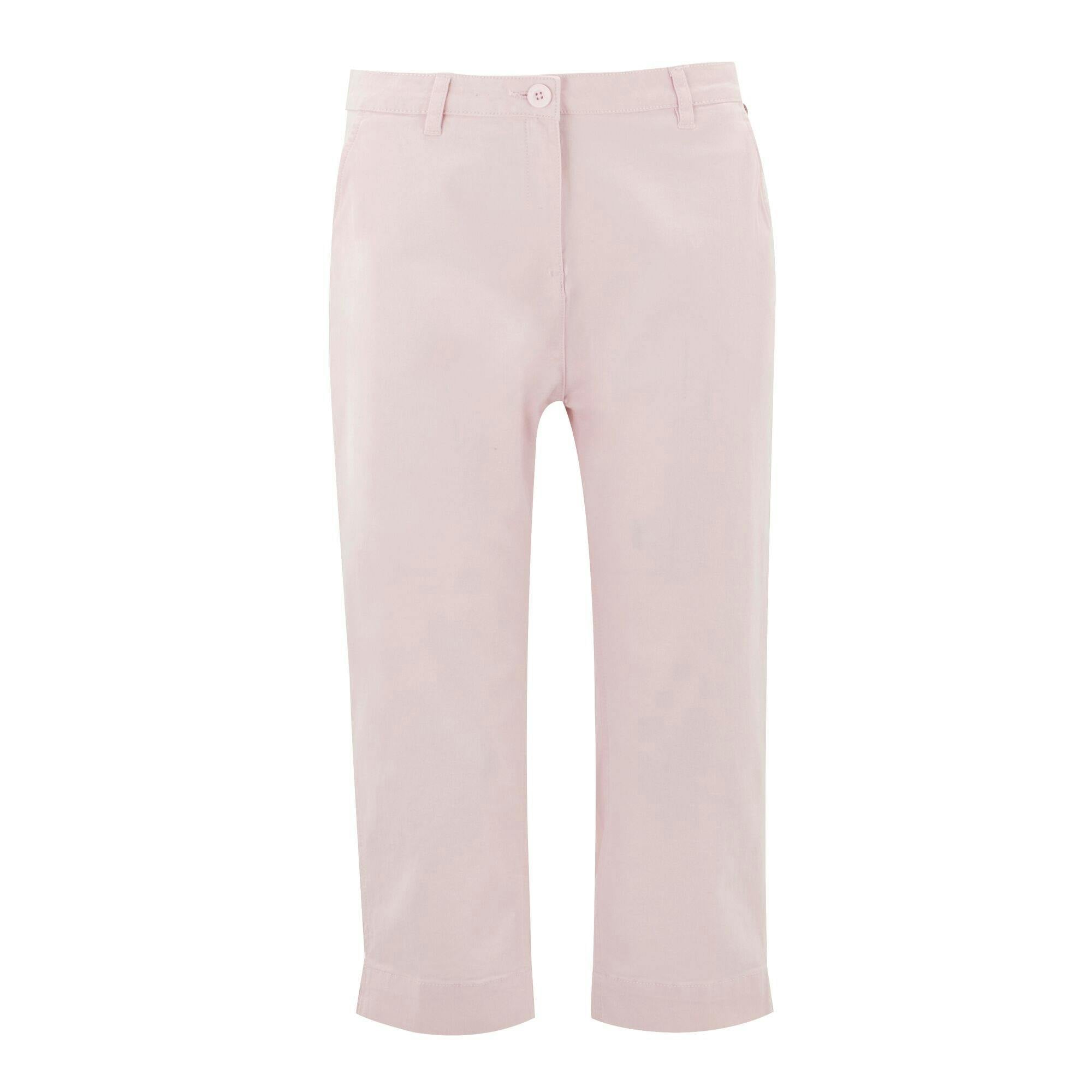 Regatta Women's Pink Bayletta Capri Trousers - Haze - 10 Uk R - Haze - 100% Mixed