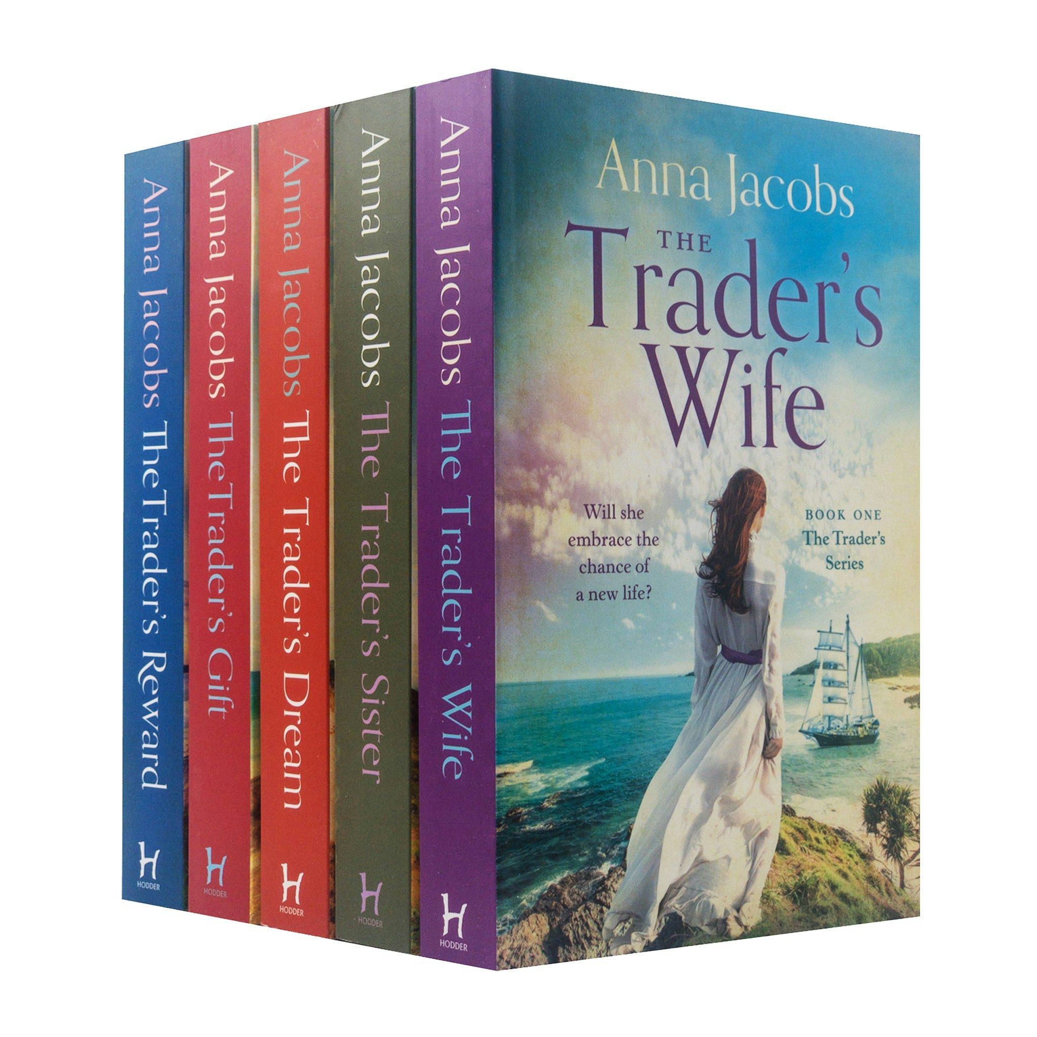 Hodder Anna Jacobs The Trader Series Books Collection Set Size 5