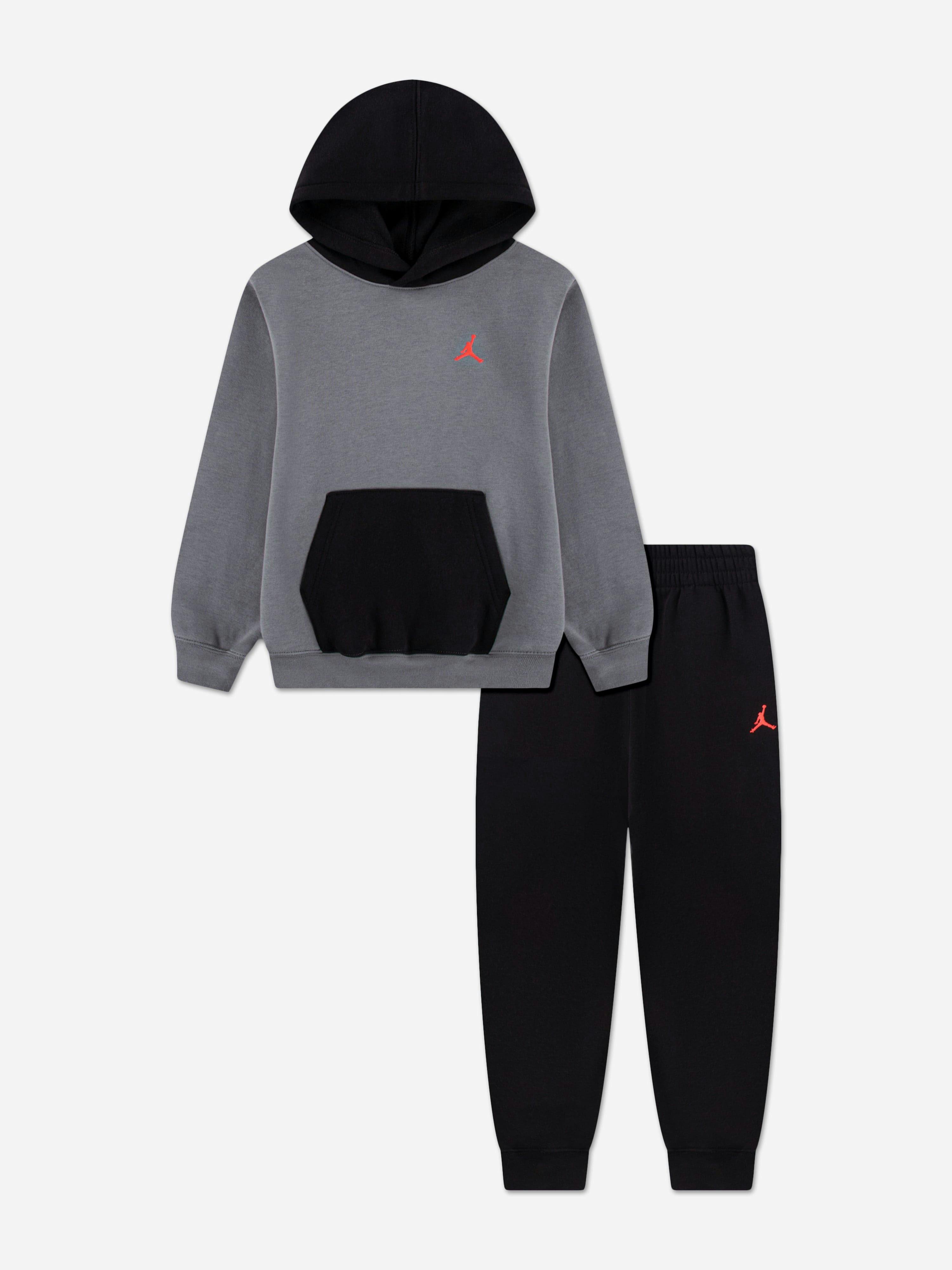 Jordan Unisex Kids Black Kids Mj Brooklyn Fleece Tracksuit In - 12 Months