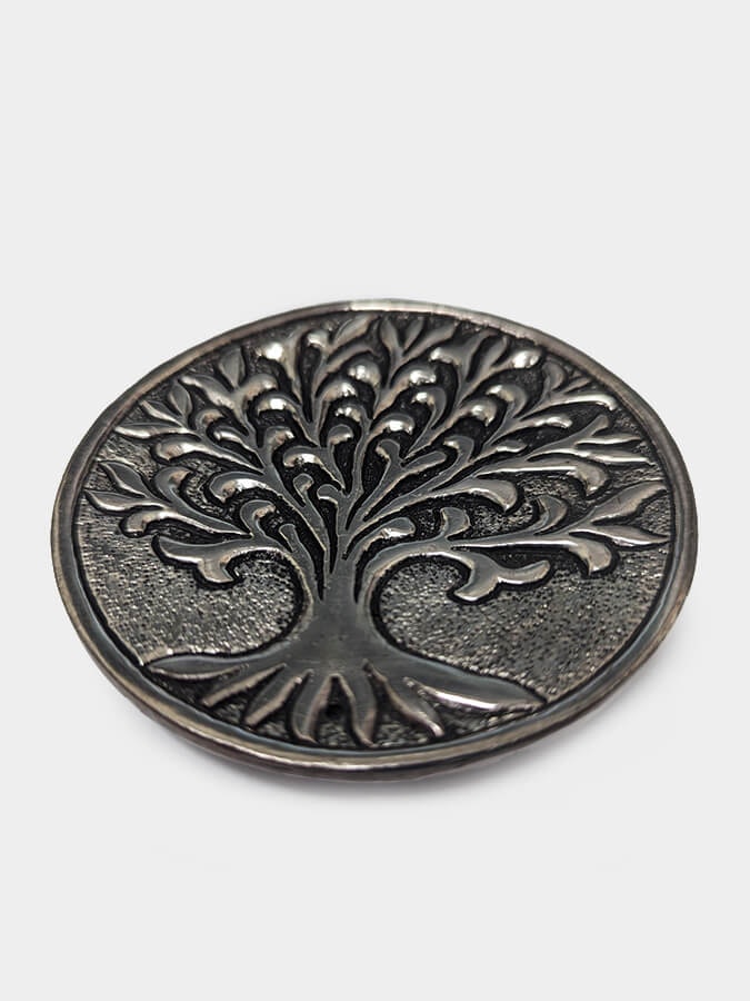 Rackhams Tree Of Life Aluminium Incense Holder