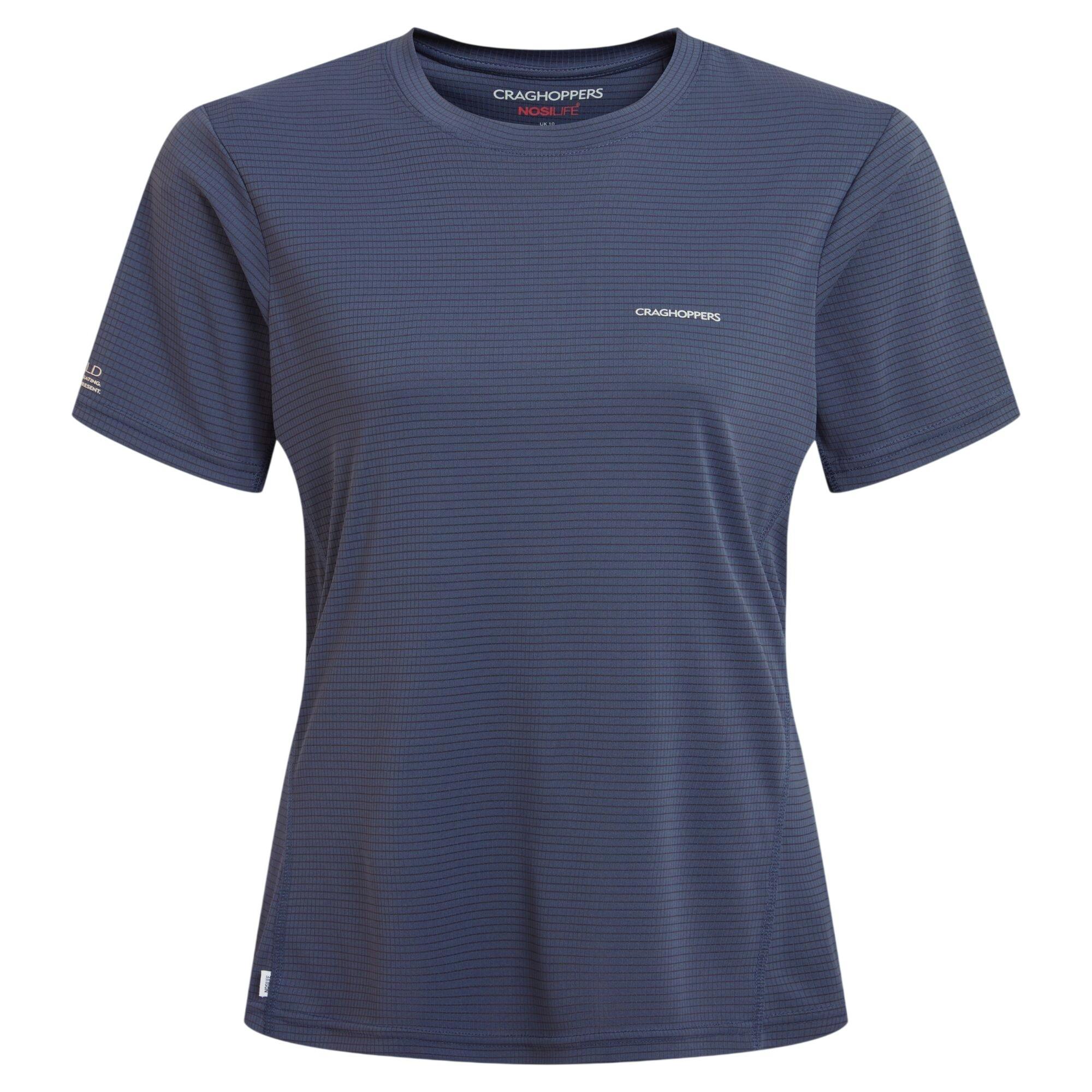 Craghoppers Women's Anthracite Nosilife T-Shirt - 20 Uk - 100% Recycled Polyester